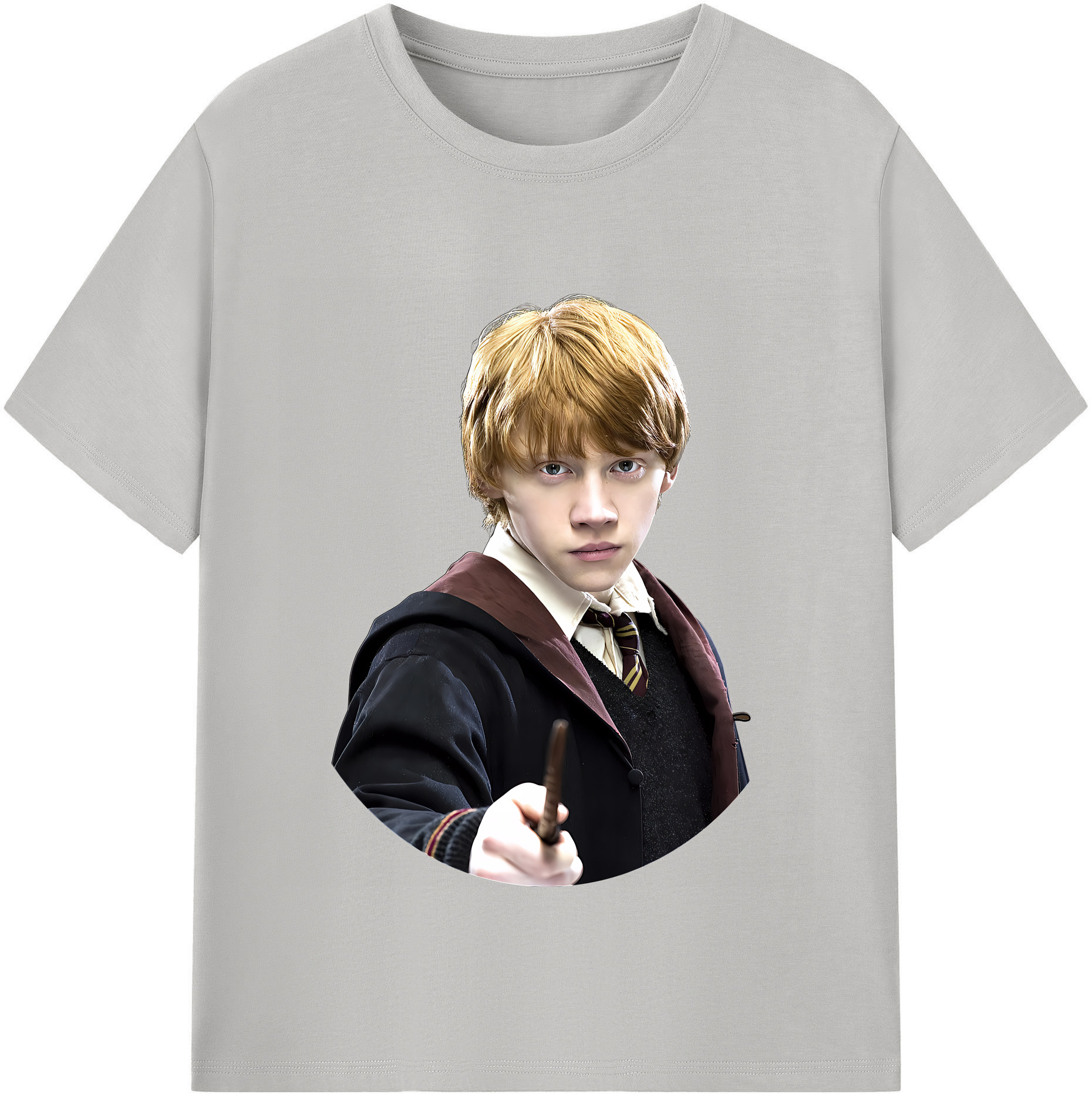 （画像用） Harry Potter ハリー・ポッターシリーズ 綿100％半袖Tシャツ（フロントプリント）