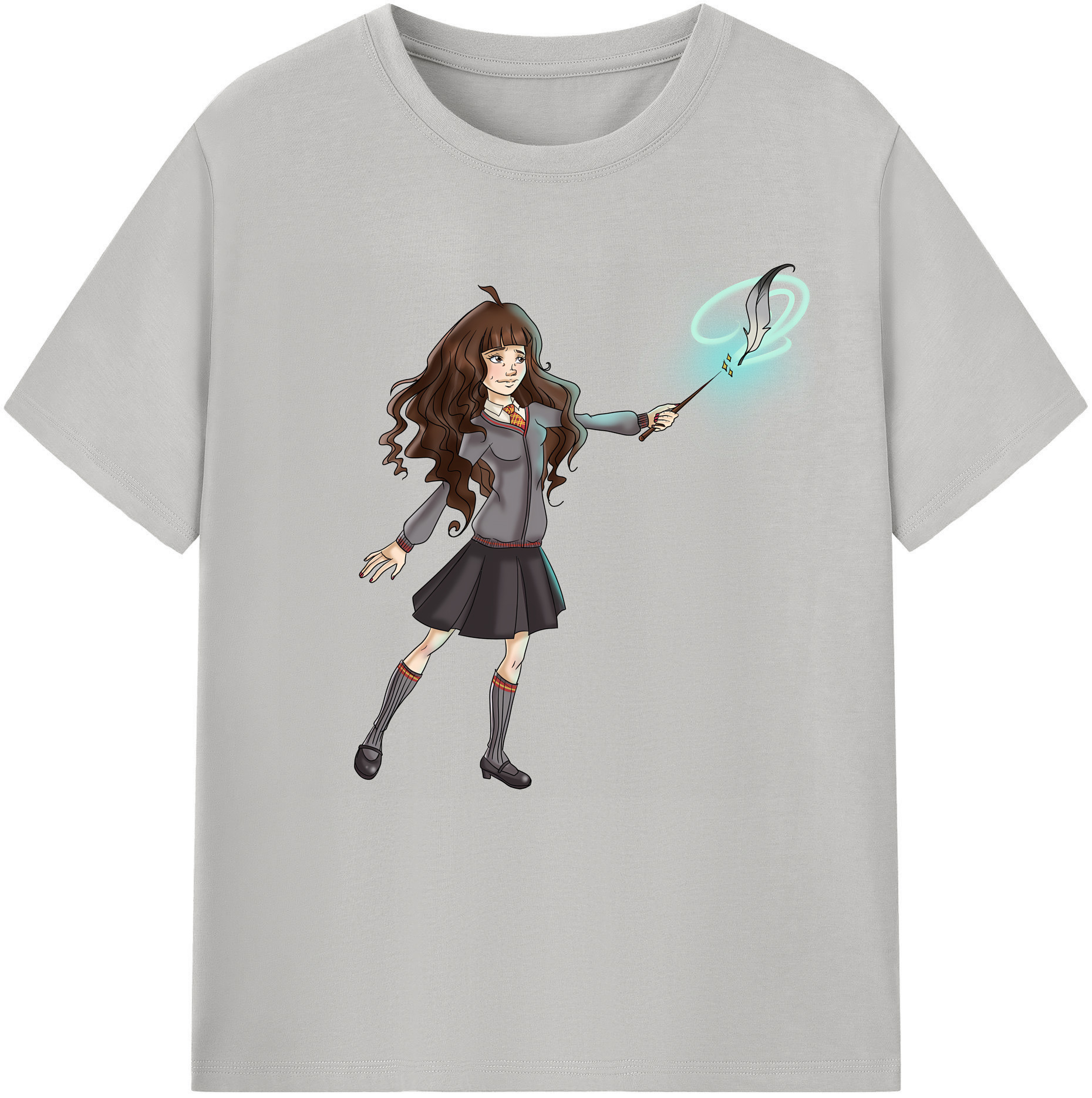 （画像用） Harry Potter ハリー・ポッターシリーズ 綿100％半袖Tシャツ（フロントプリント）