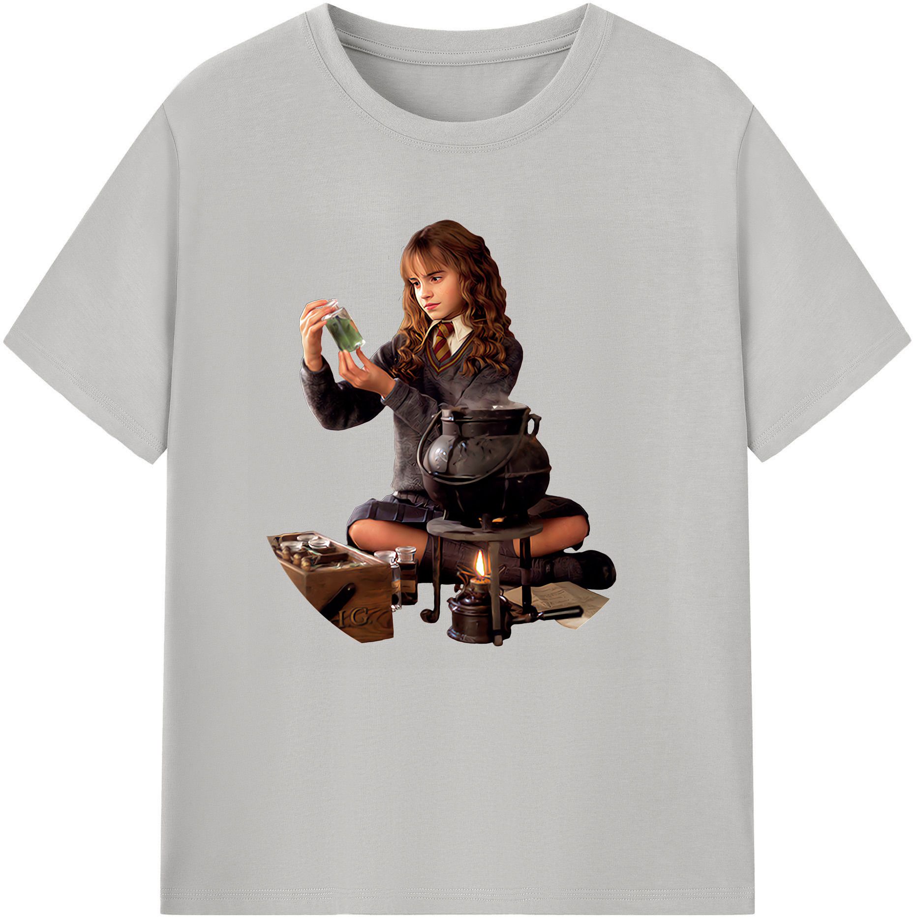 （画像用） Harry Potter ハリー・ポッターシリーズ 綿100％半袖Tシャツ（フロントプリント）