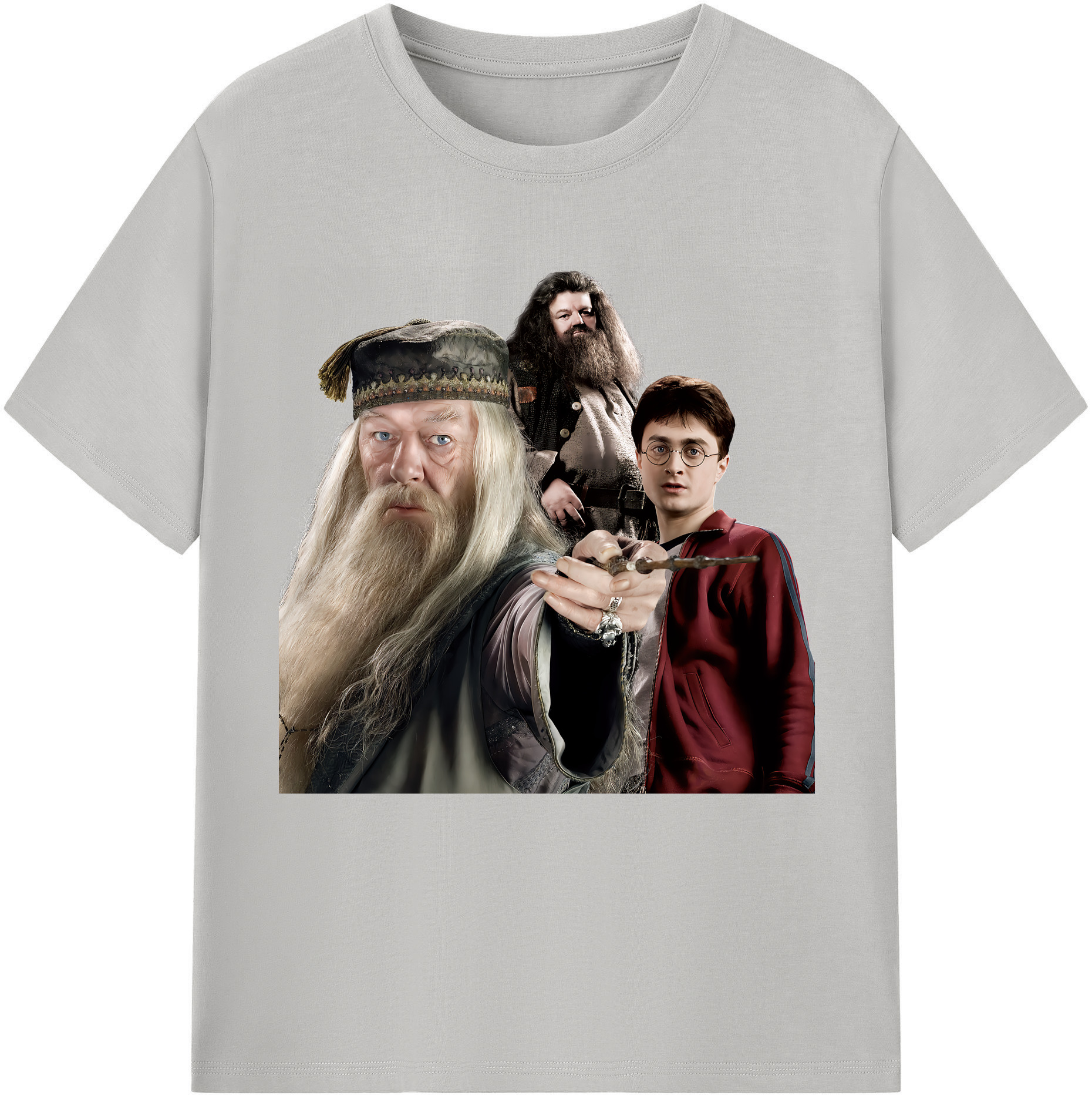 （画像用） Harry Potter ハリー・ポッターシリーズ 綿100％半袖Tシャツ（フロントプリント）