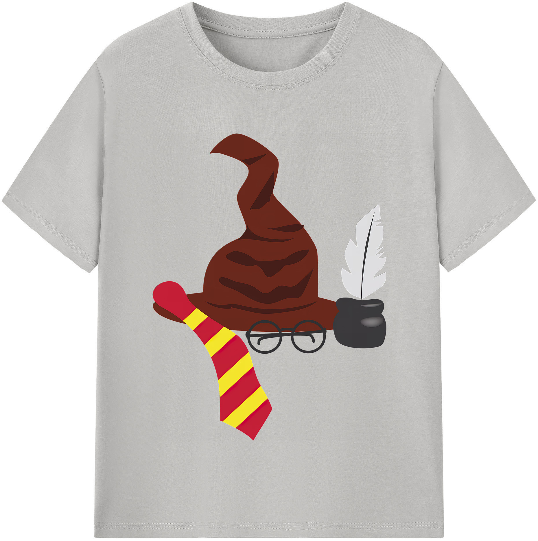 （画像用） Harry Potter ハリー・ポッターシリーズ 綿100％半袖Tシャツ（フロントプリント）
