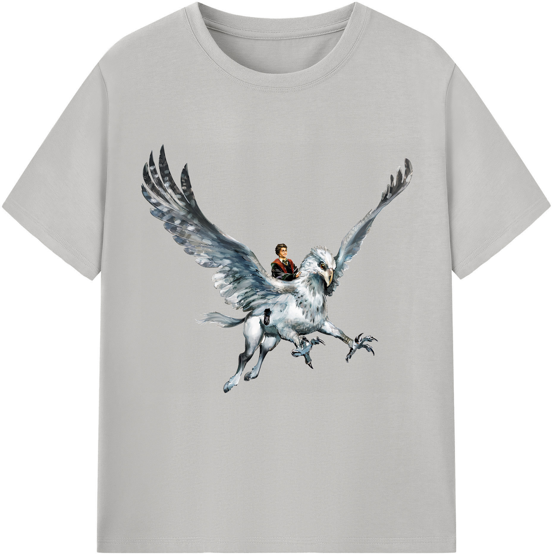 （画像用） Harry Potter ハリー・ポッターシリーズ 綿100％半袖Tシャツ（フロントプリント）
