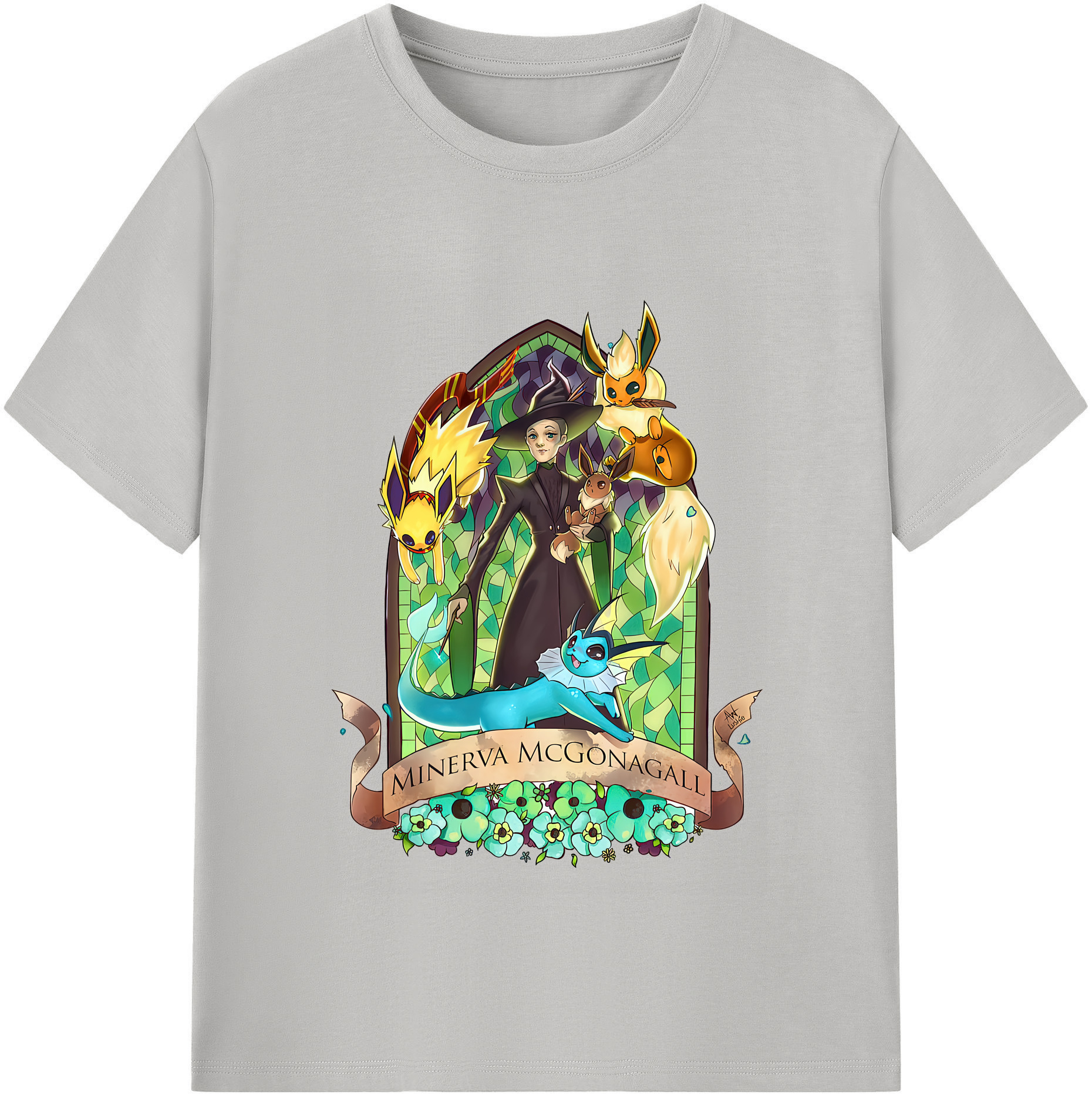 （画像用） Harry Potter ハリー・ポッターシリーズ 綿100％半袖Tシャツ（フロントプリント）