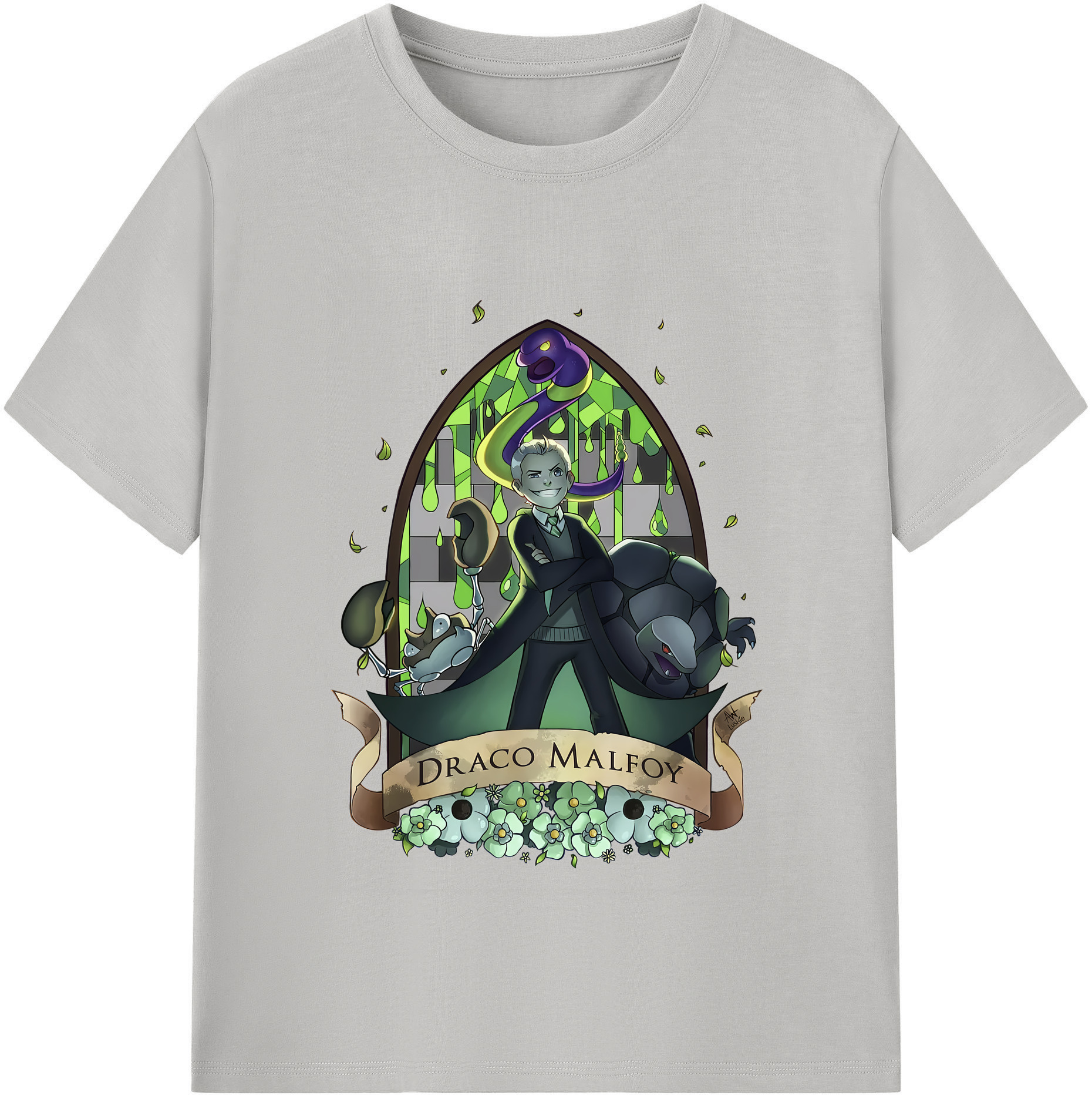 （画像用） Harry Potter ハリー・ポッターシリーズ 綿100％半袖Tシャツ（フロントプリント）