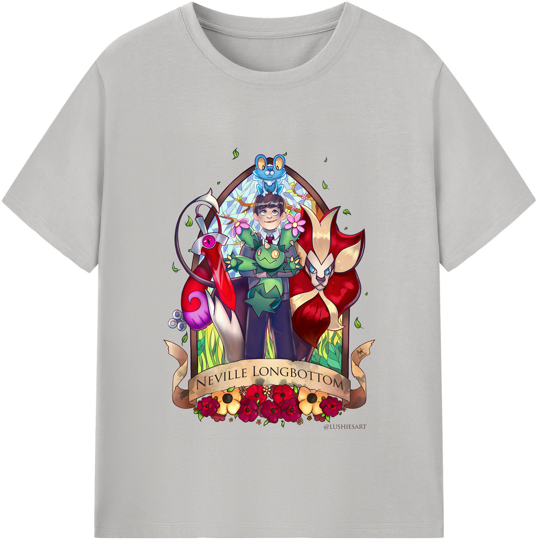（画像用） Harry Potter ハリー・ポッターシリーズ 綿100％半袖Tシャツ（フロントプリント）