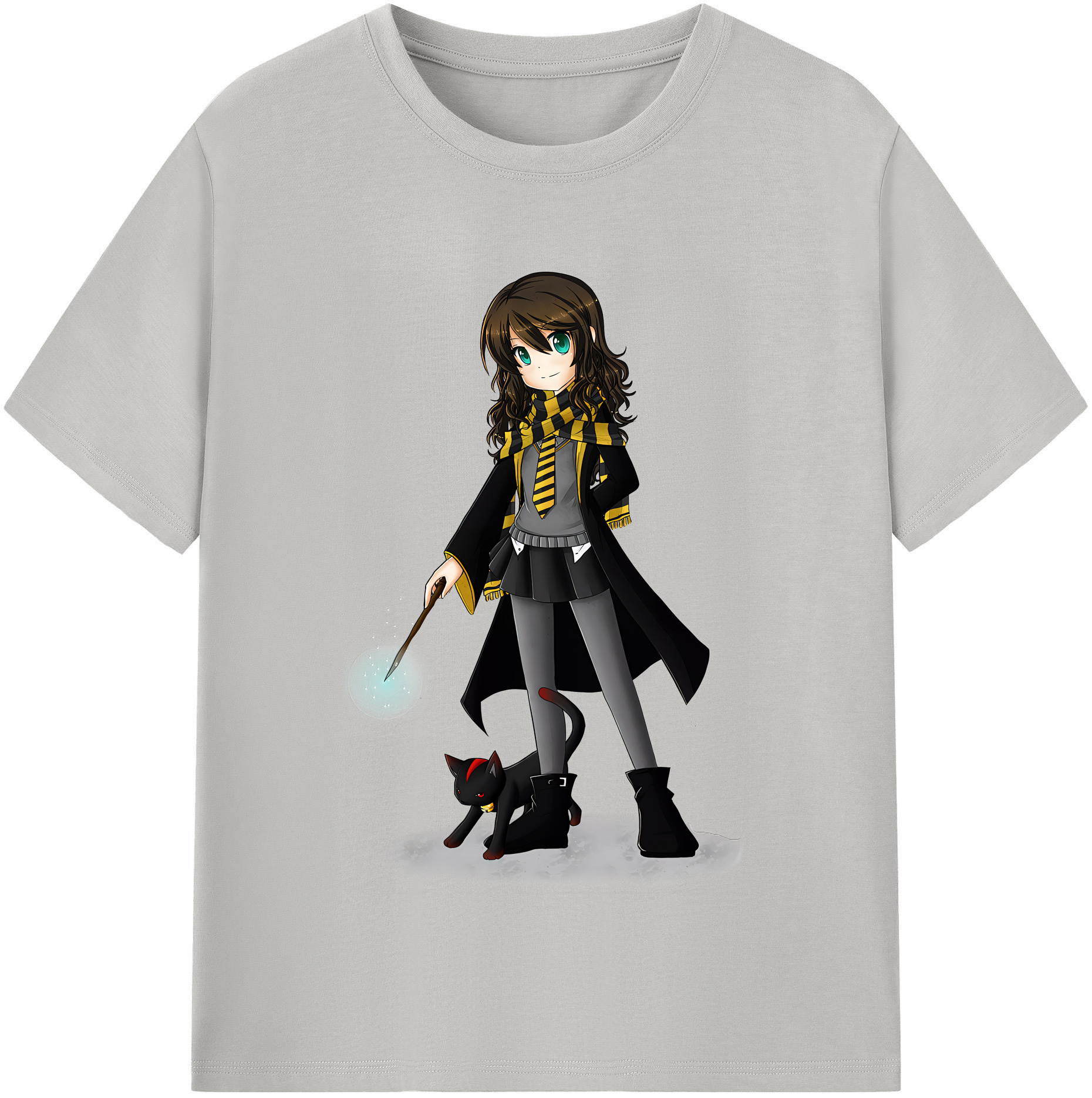 （画像用） Harry Potter ハリー・ポッターシリーズ 綿100％半袖Tシャツ（フロントプリント）