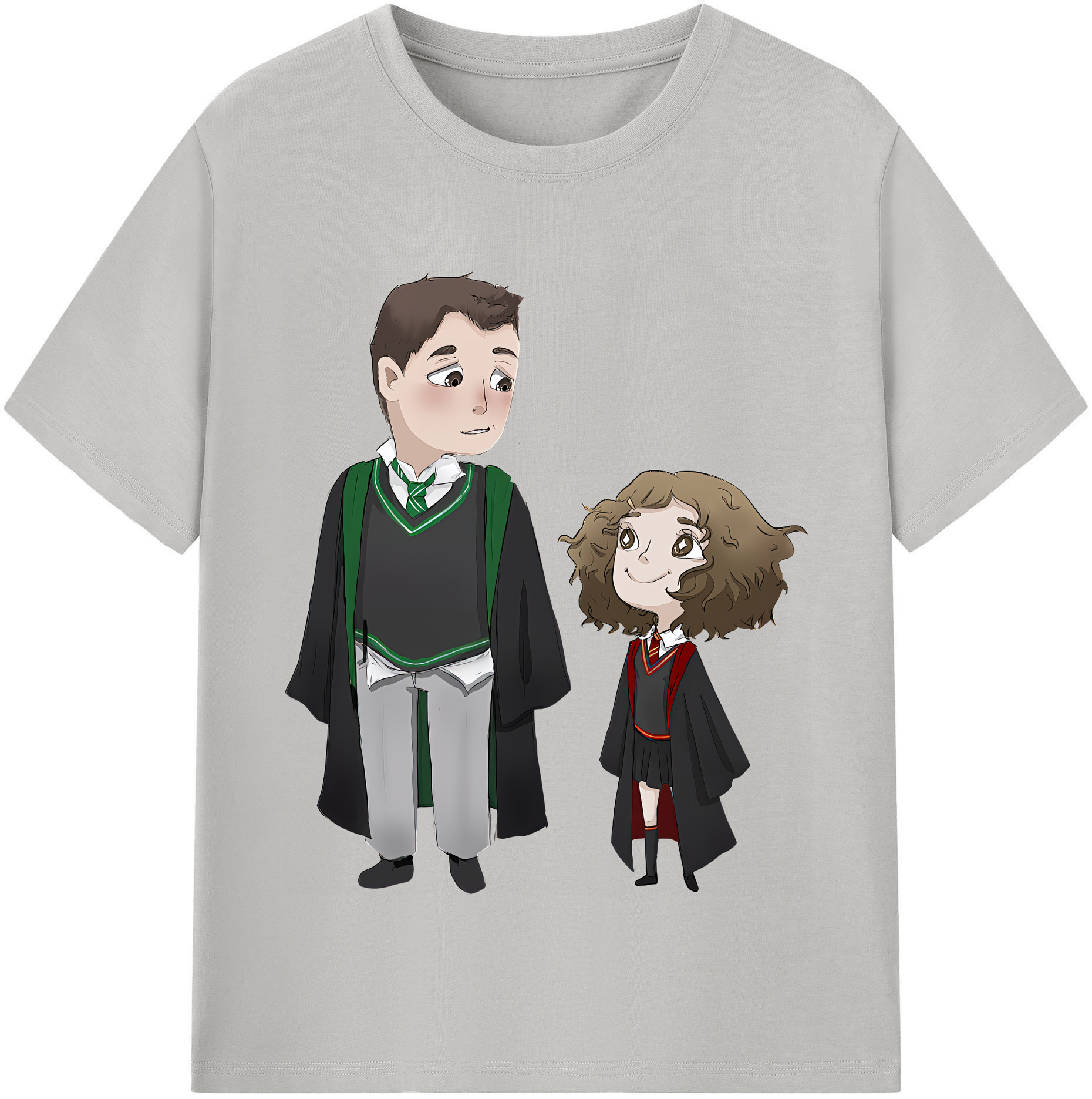 （画像用） Harry Potter ハリー・ポッターシリーズ 綿100％半袖Tシャツ（フロントプリント）