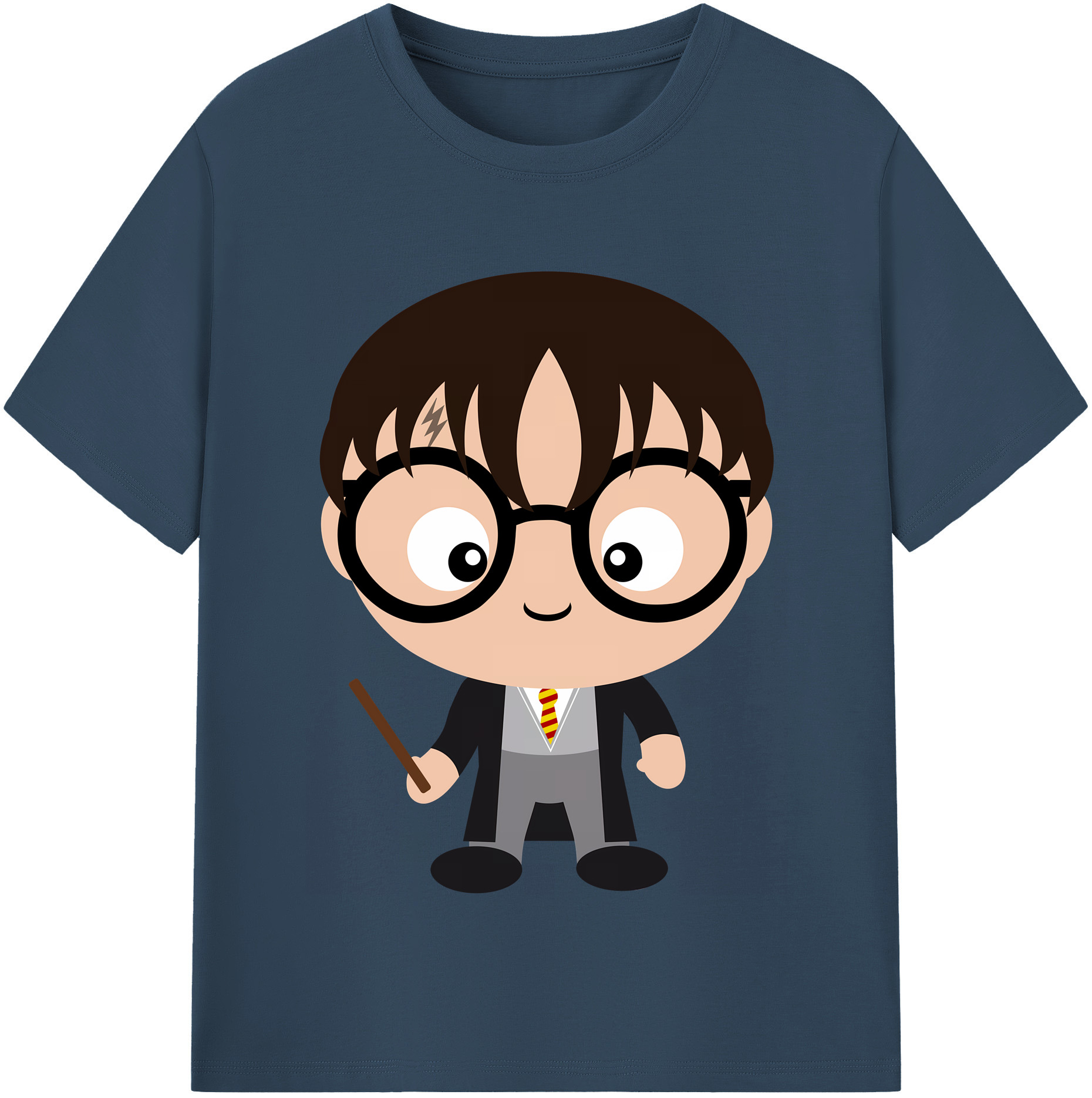 （画像用） Harry Potter ハリー・ポッターシリーズ 綿100％半袖Tシャツ（フロントプリント）