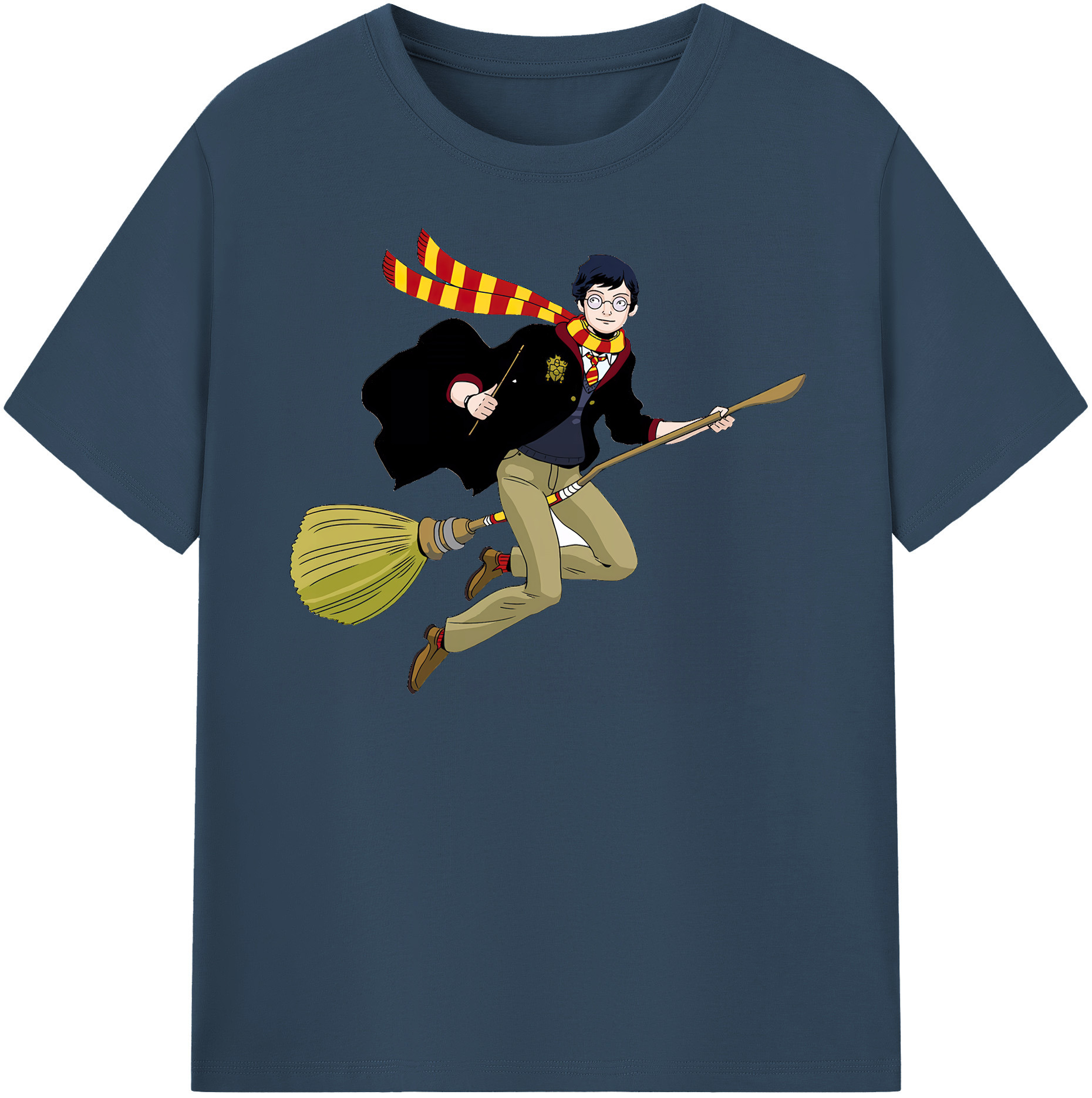 （画像用） Harry Potter ハリー・ポッターシリーズ 綿100％半袖Tシャツ（フロントプリント）