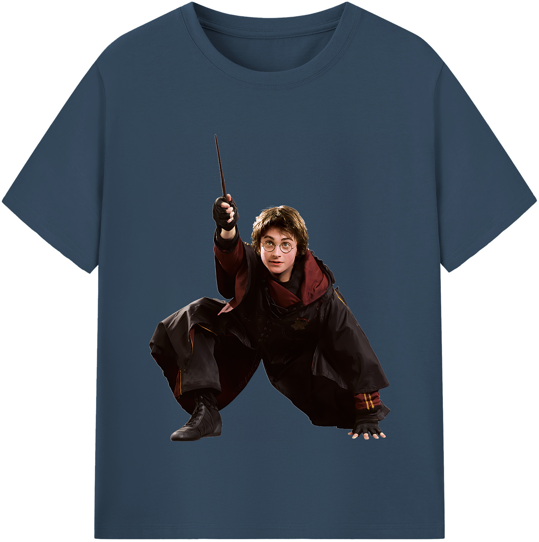 （画像用） Harry Potter ハリー・ポッターシリーズ 綿100％半袖Tシャツ（フロントプリント）