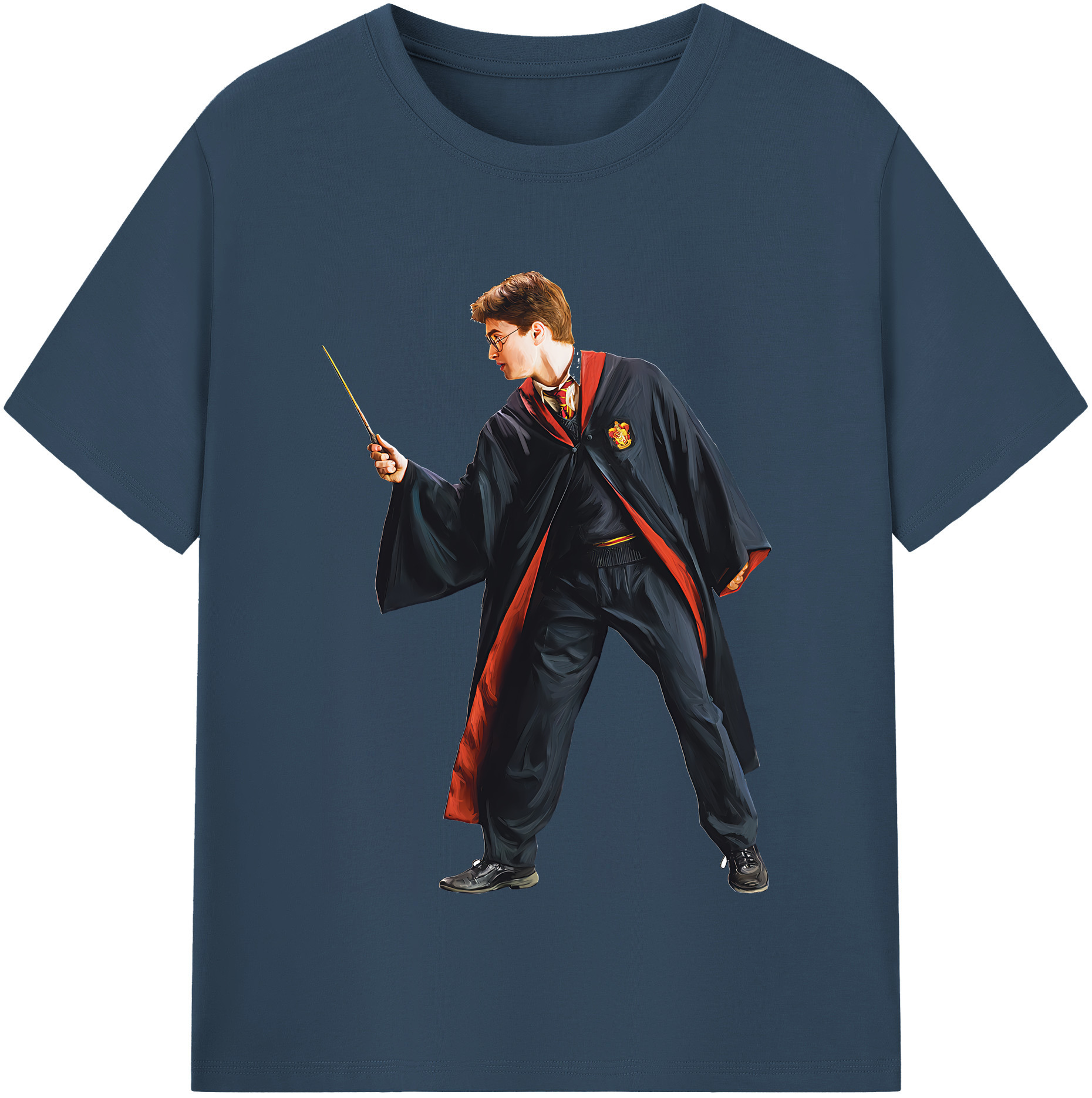 （画像用） Harry Potter ハリー・ポッターシリーズ 綿100％半袖Tシャツ（フロントプリント）