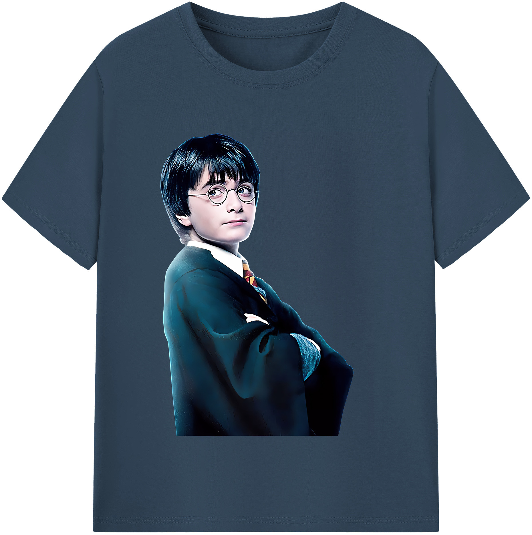（画像用） Harry Potter ハリー・ポッターシリーズ 綿100％半袖Tシャツ（フロントプリント）