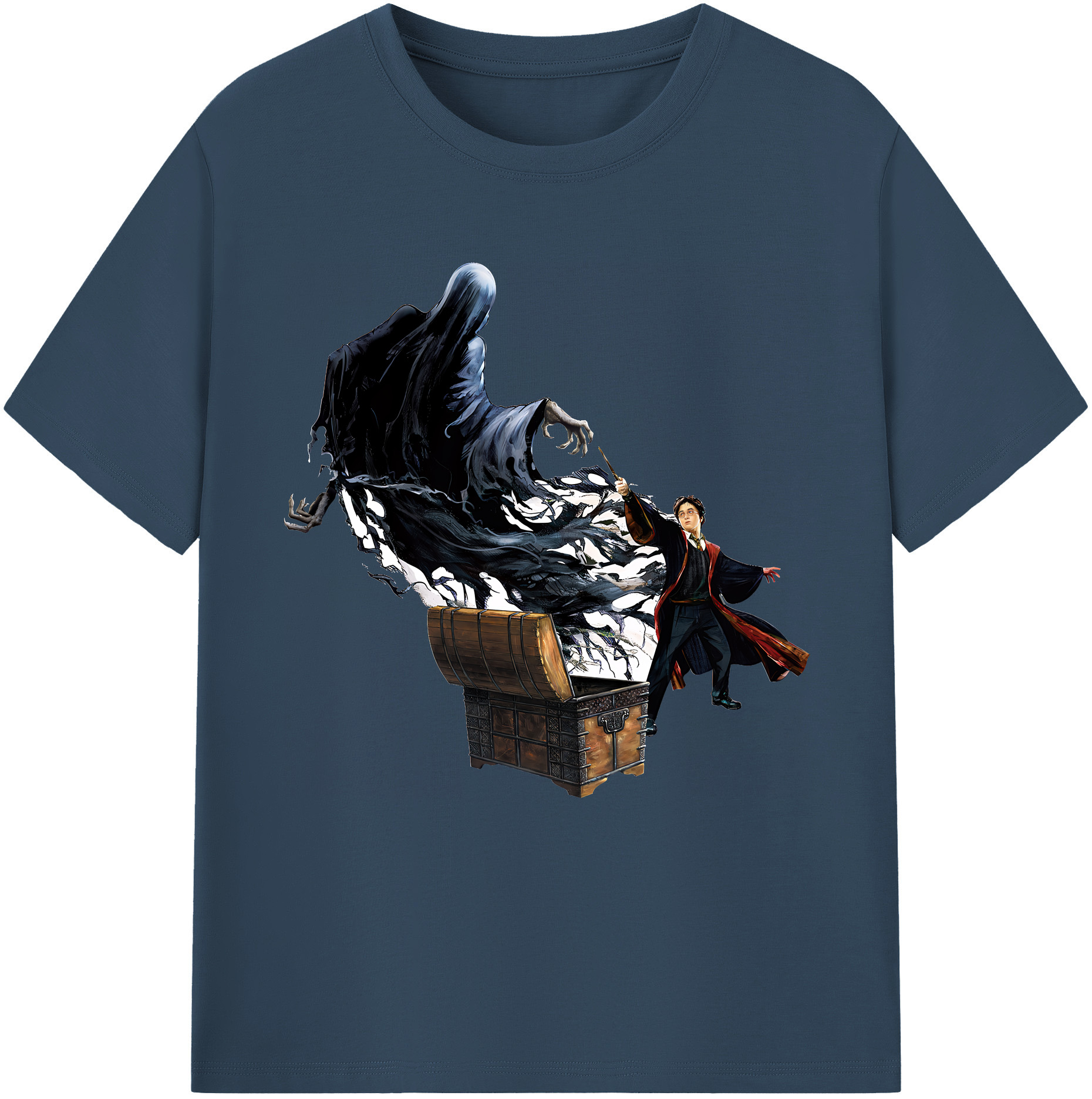 （画像用） Harry Potter ハリー・ポッターシリーズ 綿100％半袖Tシャツ（フロントプリント）