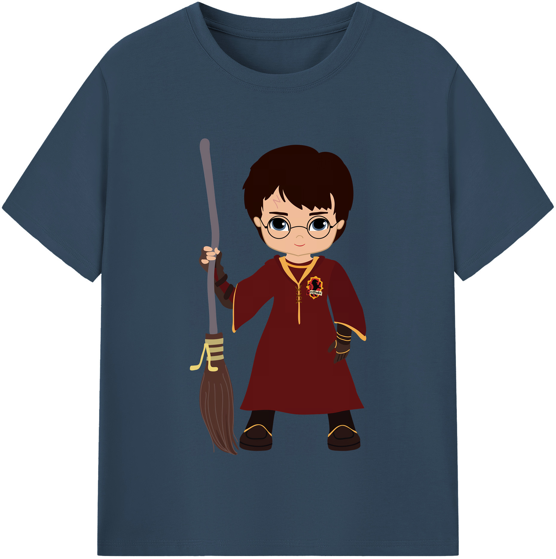 （画像用） Harry Potter ハリー・ポッターシリーズ 綿100％半袖Tシャツ（フロントプリント）