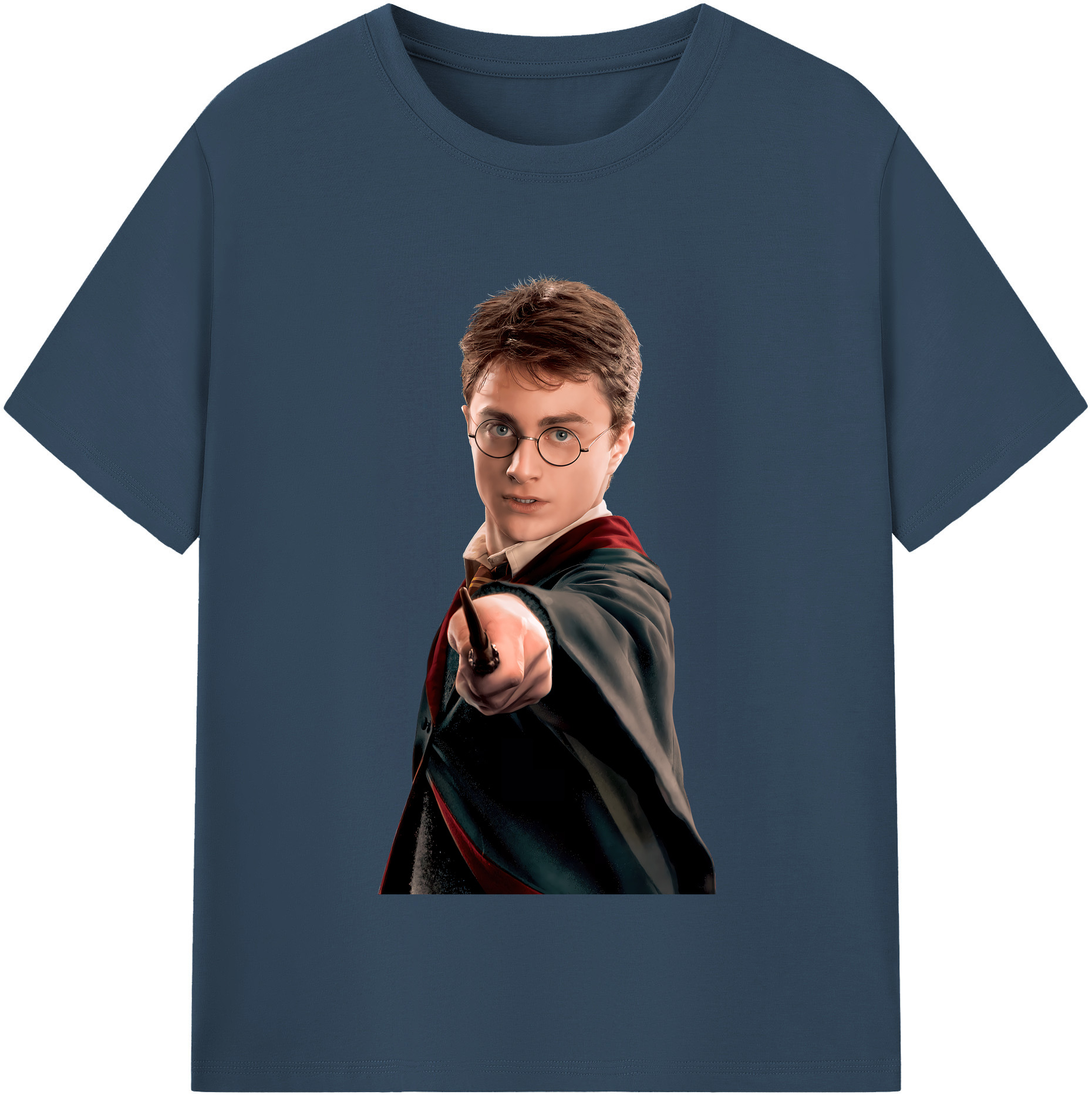 （画像用） Harry Potter ハリー・ポッターシリーズ 綿100％半袖Tシャツ（フロントプリント）