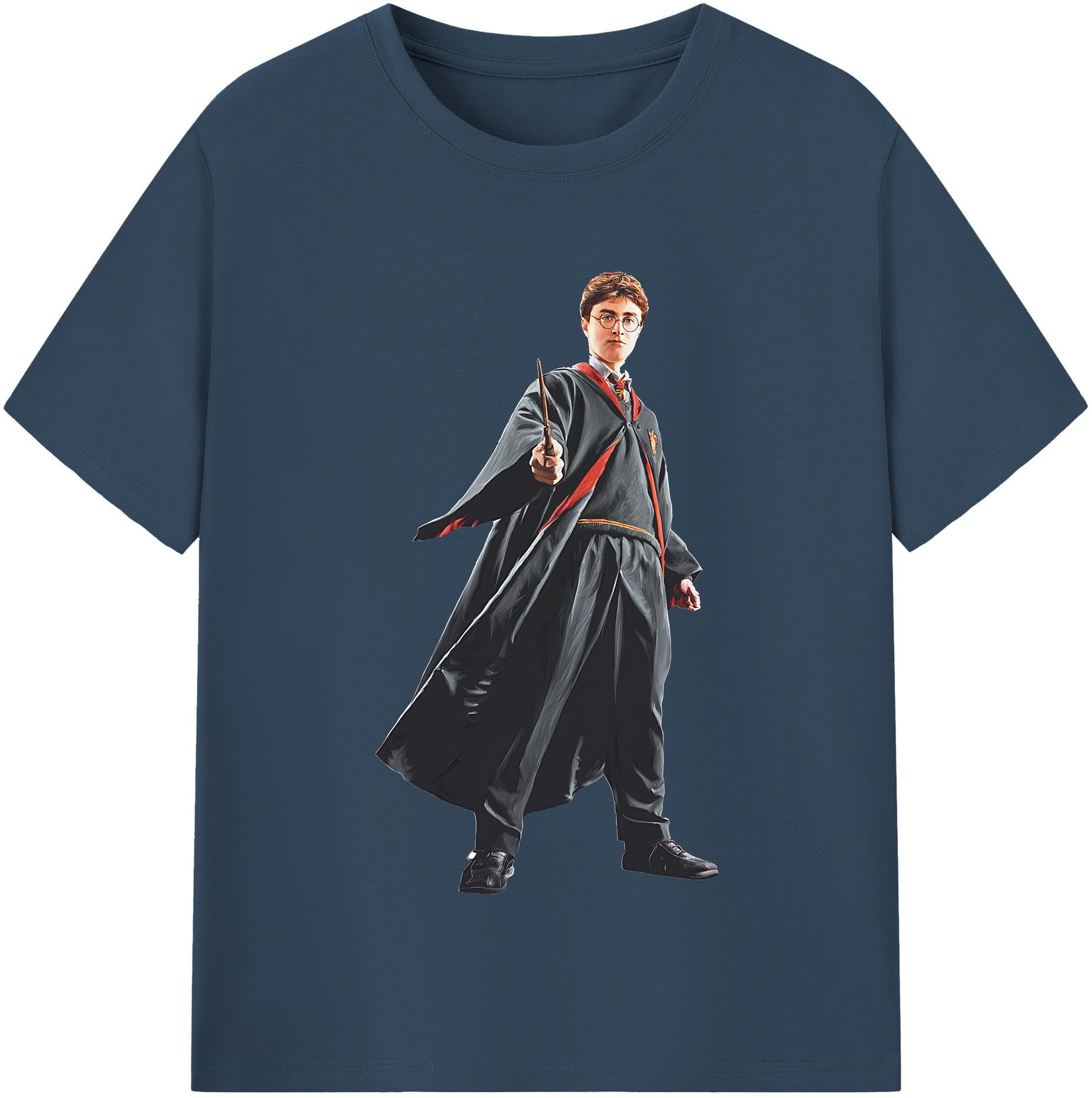 （画像用） Harry Potter ハリー・ポッターシリーズ 綿100％半袖Tシャツ（フロントプリント）