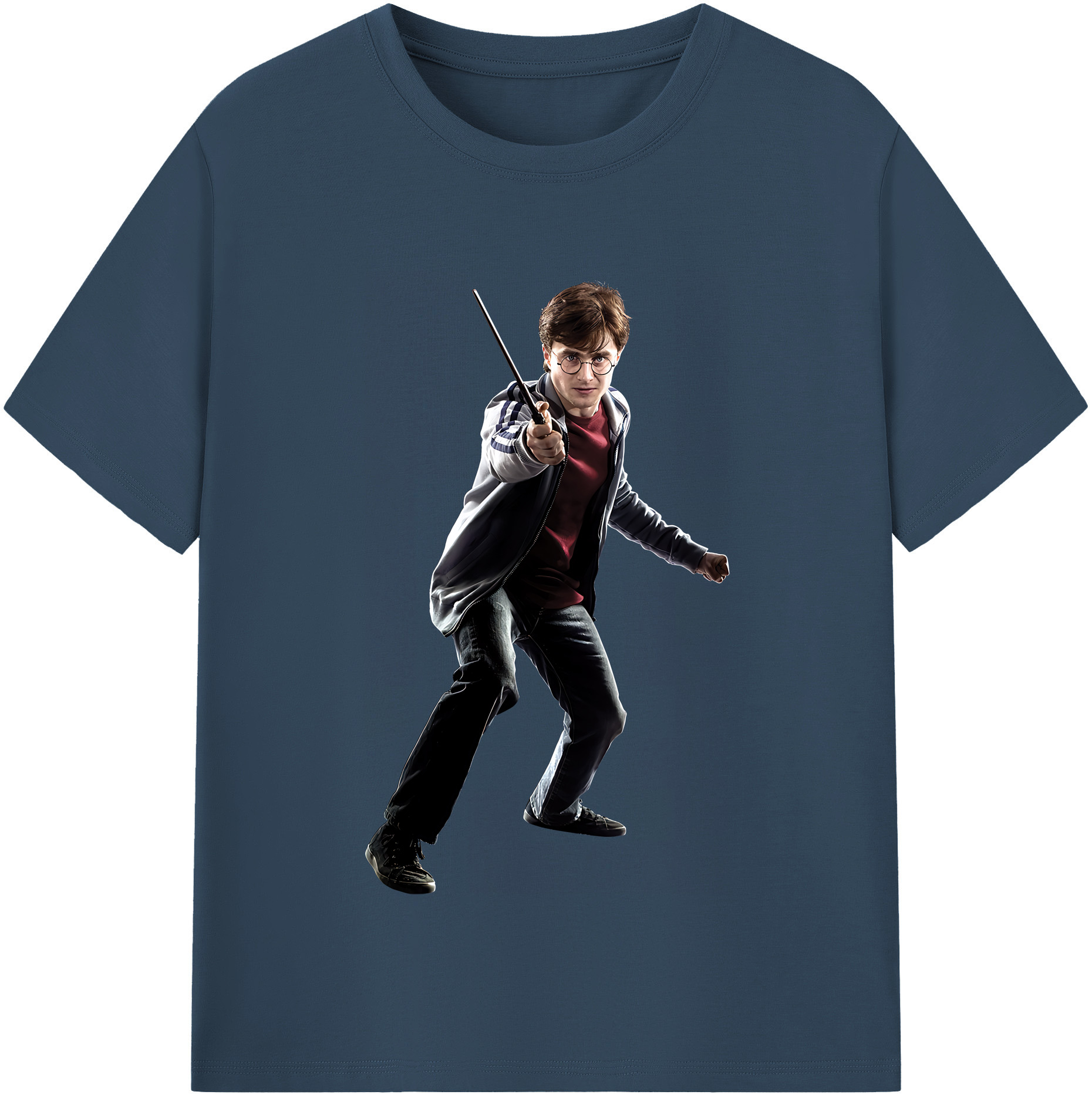 （画像用） Harry Potter ハリー・ポッターシリーズ 綿100％半袖Tシャツ（フロントプリント）