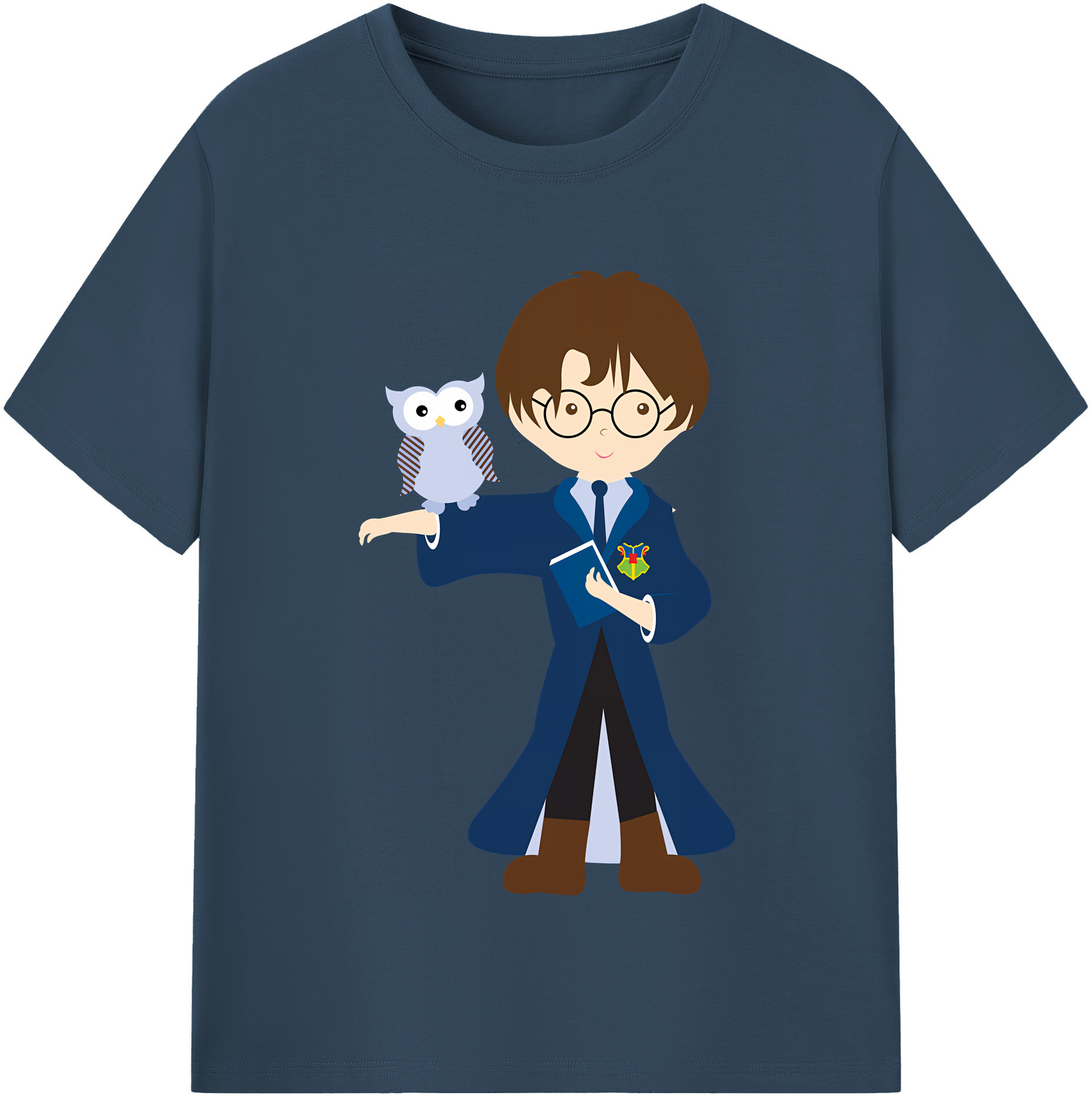 （画像用） Harry Potter ハリー・ポッターシリーズ 綿100％半袖Tシャツ（フロントプリント）