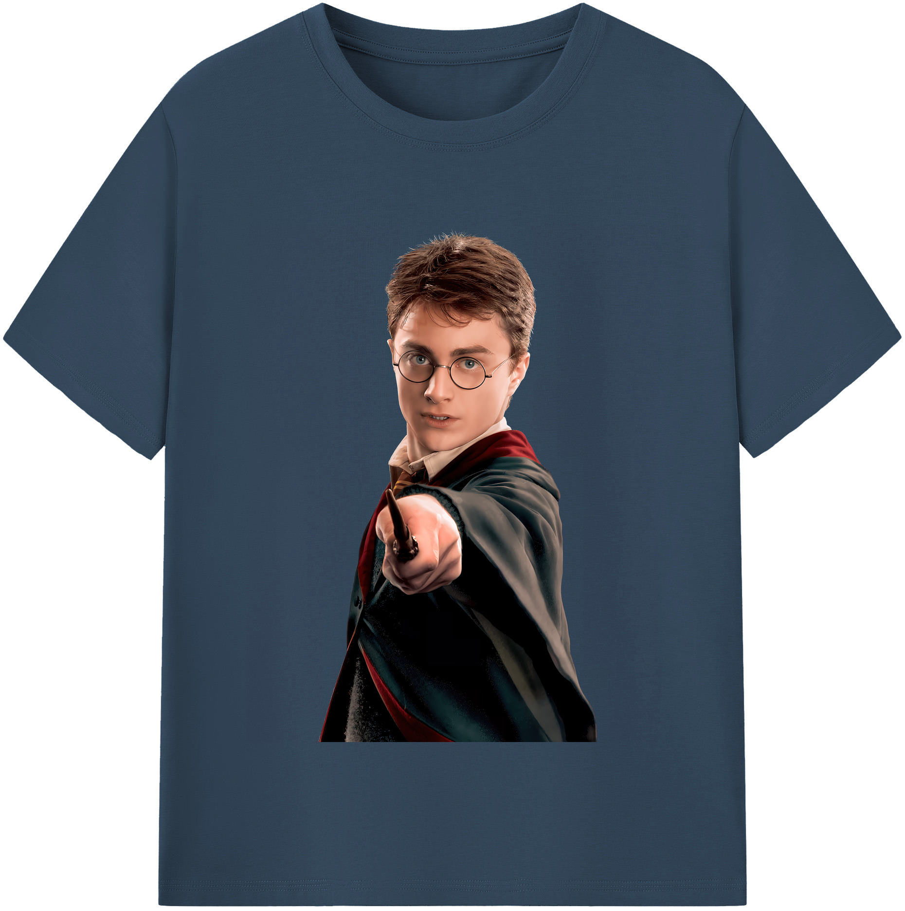 （画像用） Harry Potter ハリー・ポッターシリーズ 綿100％半袖Tシャツ（フロントプリント）