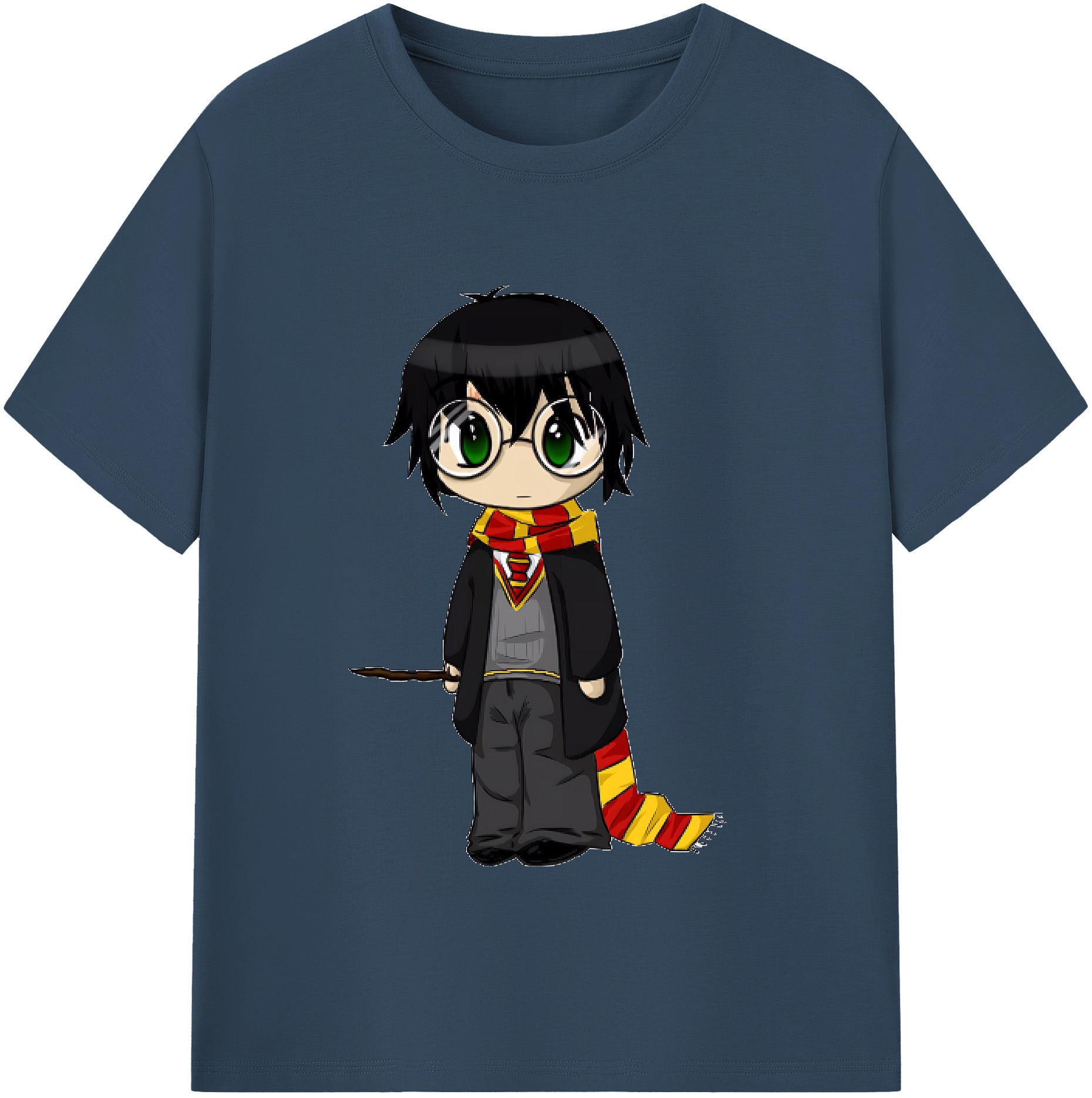 （画像用） Harry Potter ハリー・ポッターシリーズ 綿100％半袖Tシャツ（フロントプリント）