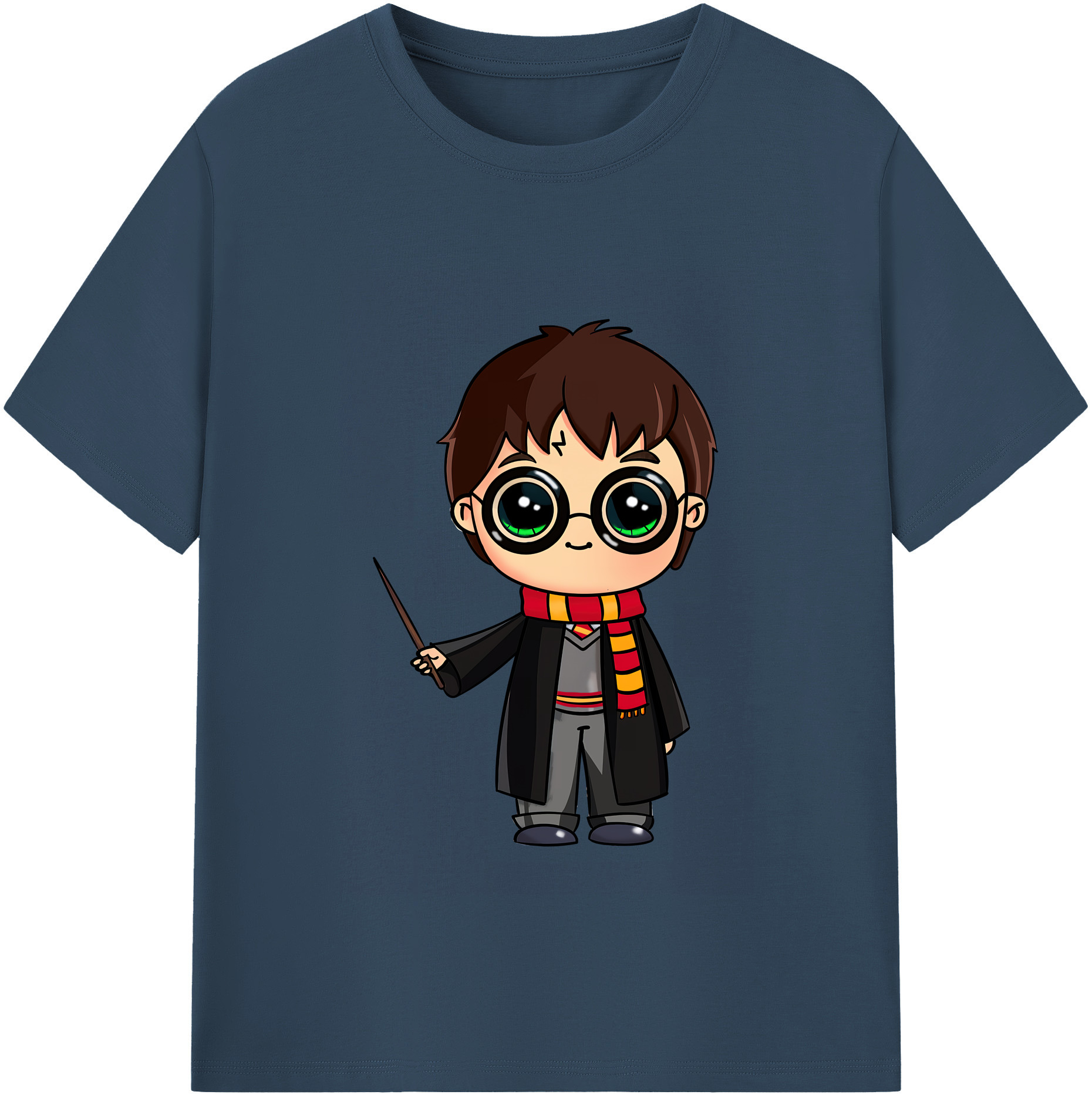 （画像用） Harry Potter ハリー・ポッターシリーズ 綿100％半袖Tシャツ（フロントプリント）