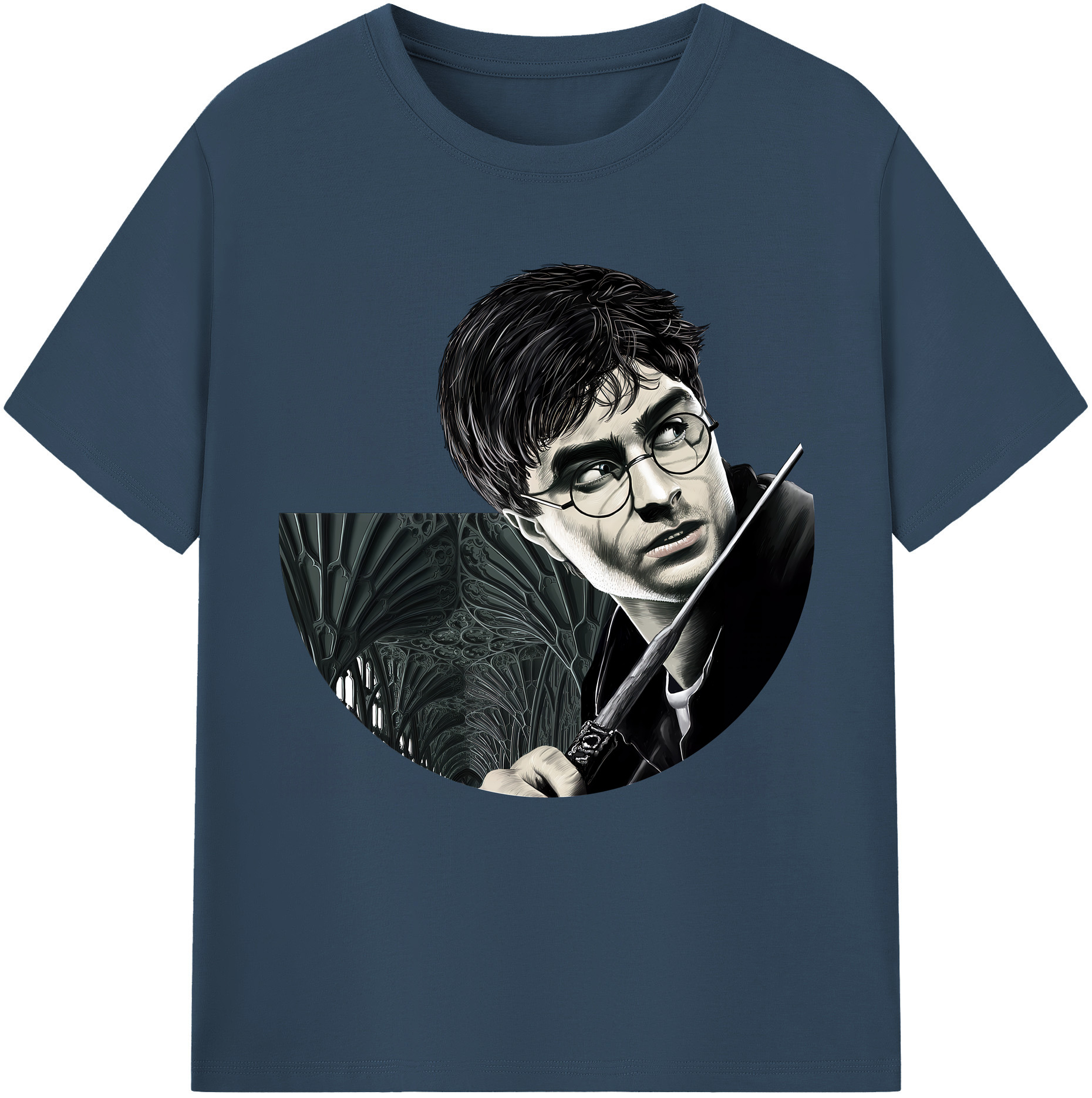 （画像用） Harry Potter ハリー・ポッターシリーズ 綿100％半袖Tシャツ（フロントプリント）