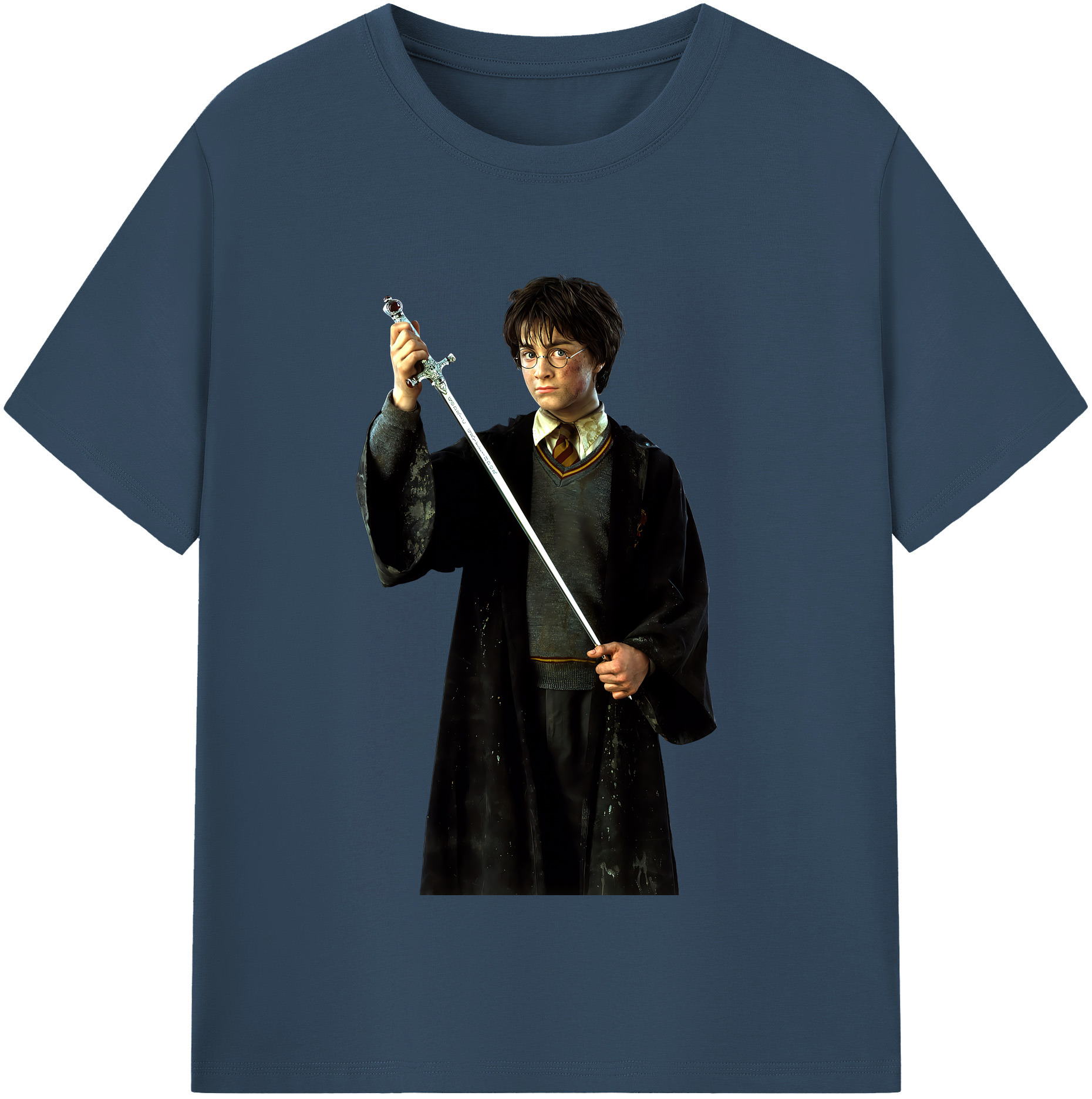 （画像用） Harry Potter ハリー・ポッターシリーズ 綿100％半袖Tシャツ（フロントプリント）