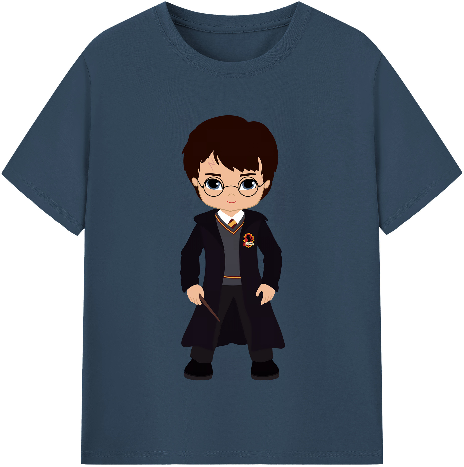 （画像用） Harry Potter ハリー・ポッターシリーズ 綿100％半袖Tシャツ（フロントプリント）