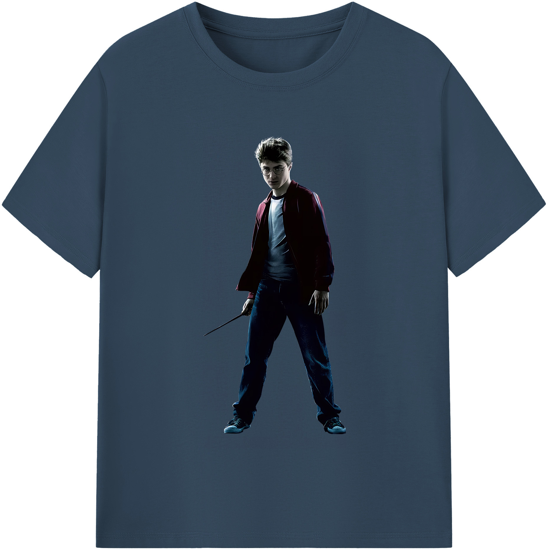 （画像用） Harry Potter ハリー・ポッターシリーズ 綿100％半袖Tシャツ（フロントプリント）
