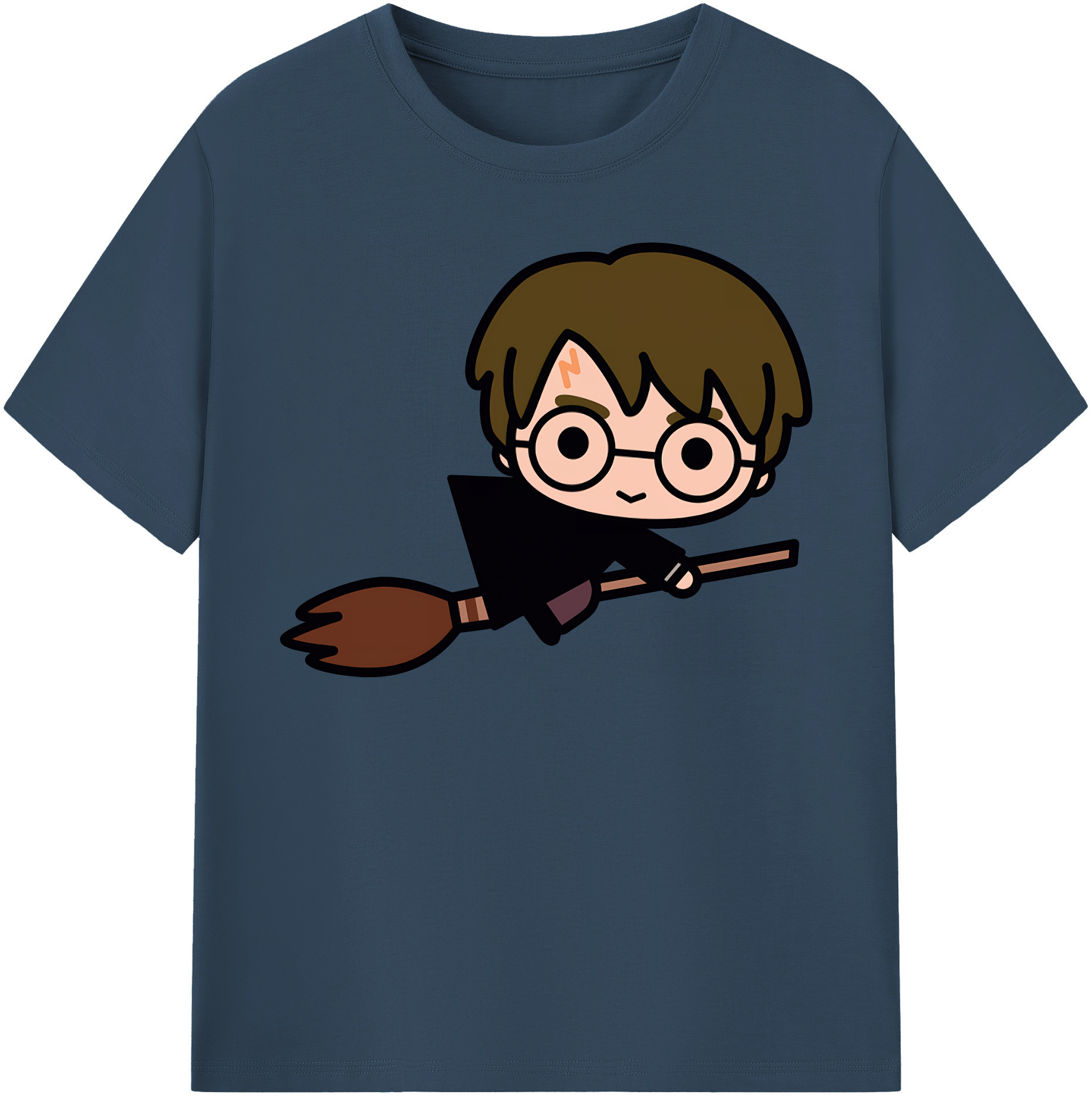 （画像用） Harry Potter ハリー・ポッターシリーズ 綿100％半袖Tシャツ（フロントプリント）