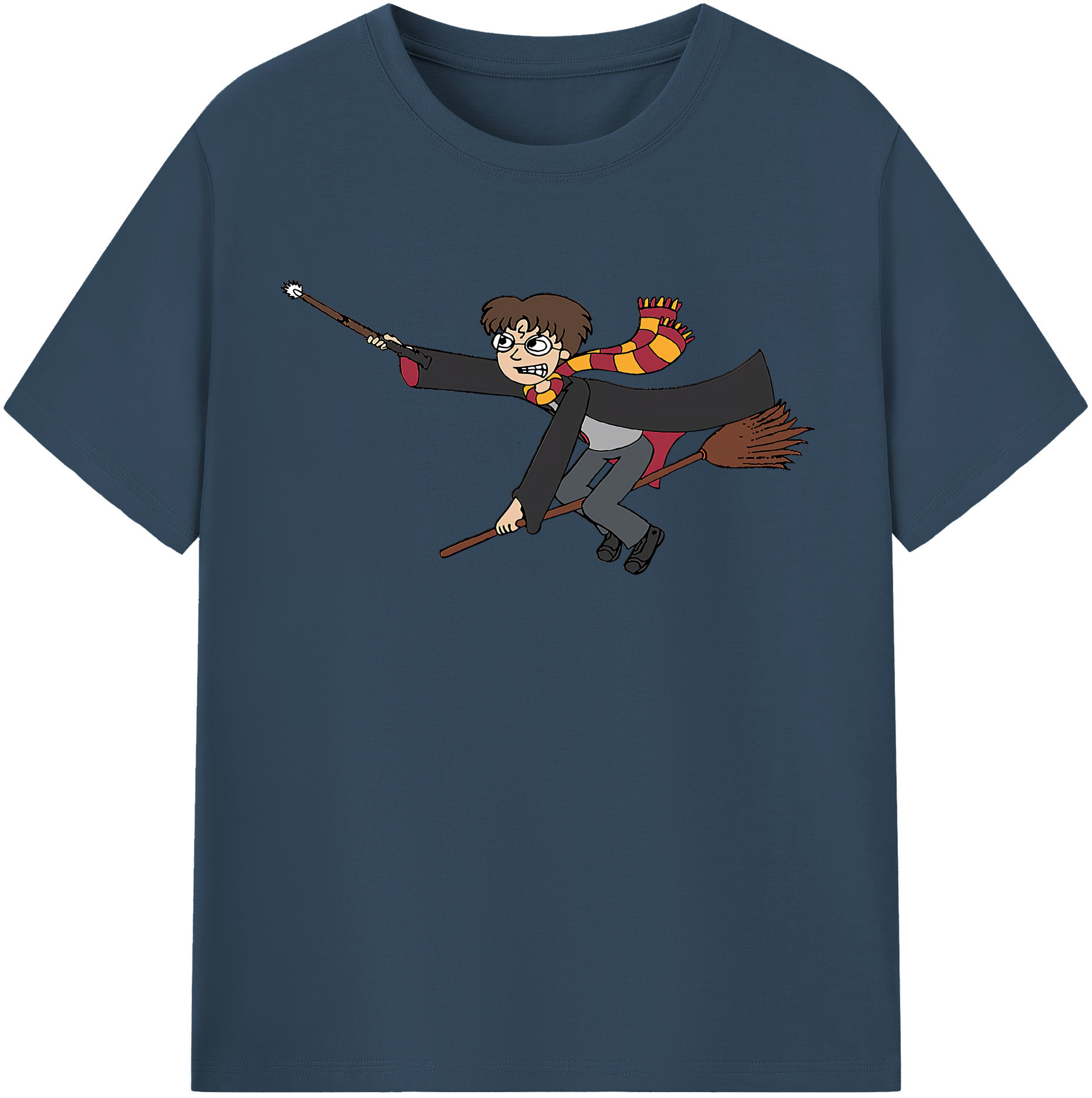 （画像用） Harry Potter ハリー・ポッターシリーズ 綿100％半袖Tシャツ（フロントプリント）