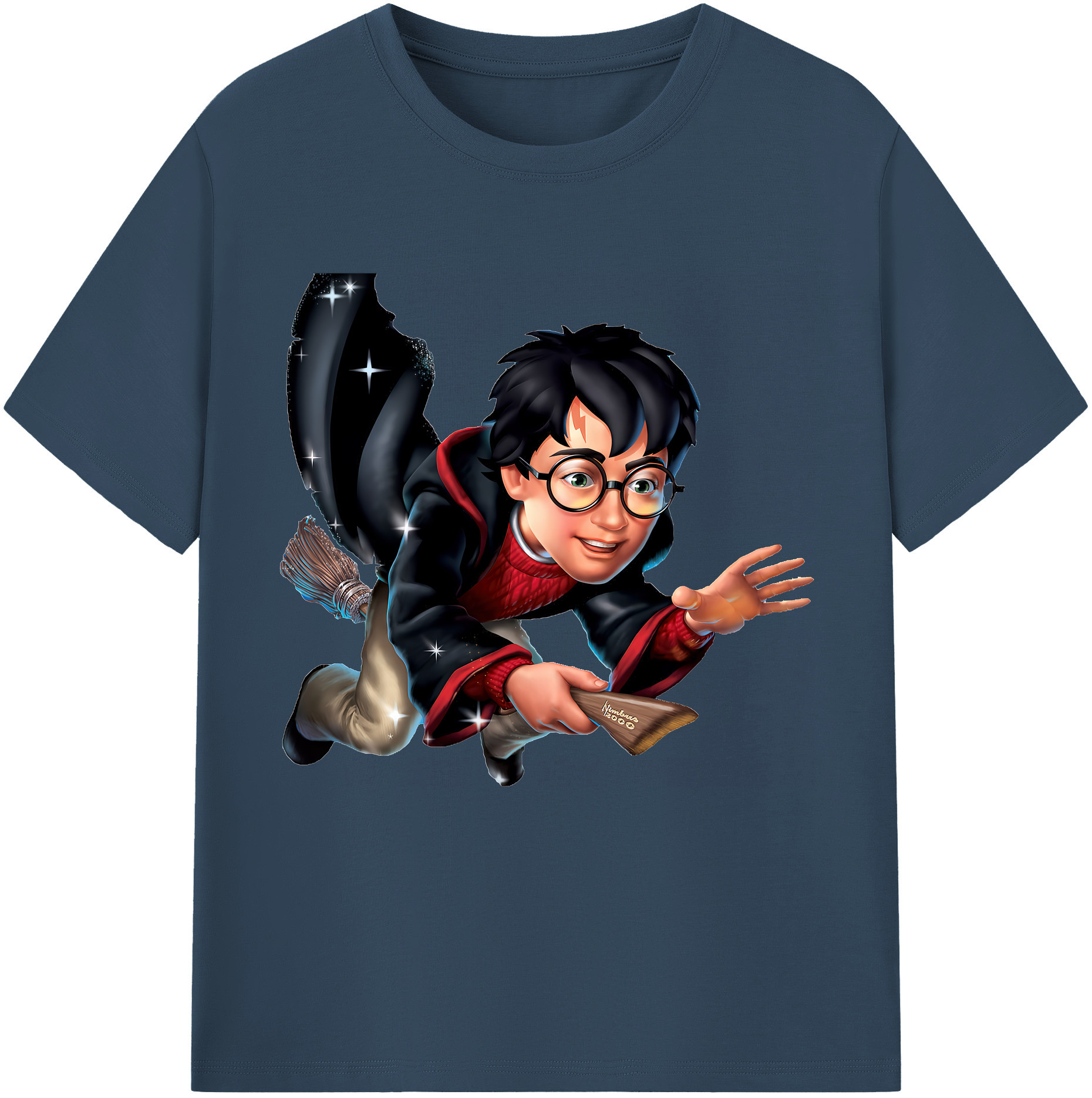 （画像用） Harry Potter ハリー・ポッターシリーズ 綿100％半袖Tシャツ（フロントプリント）