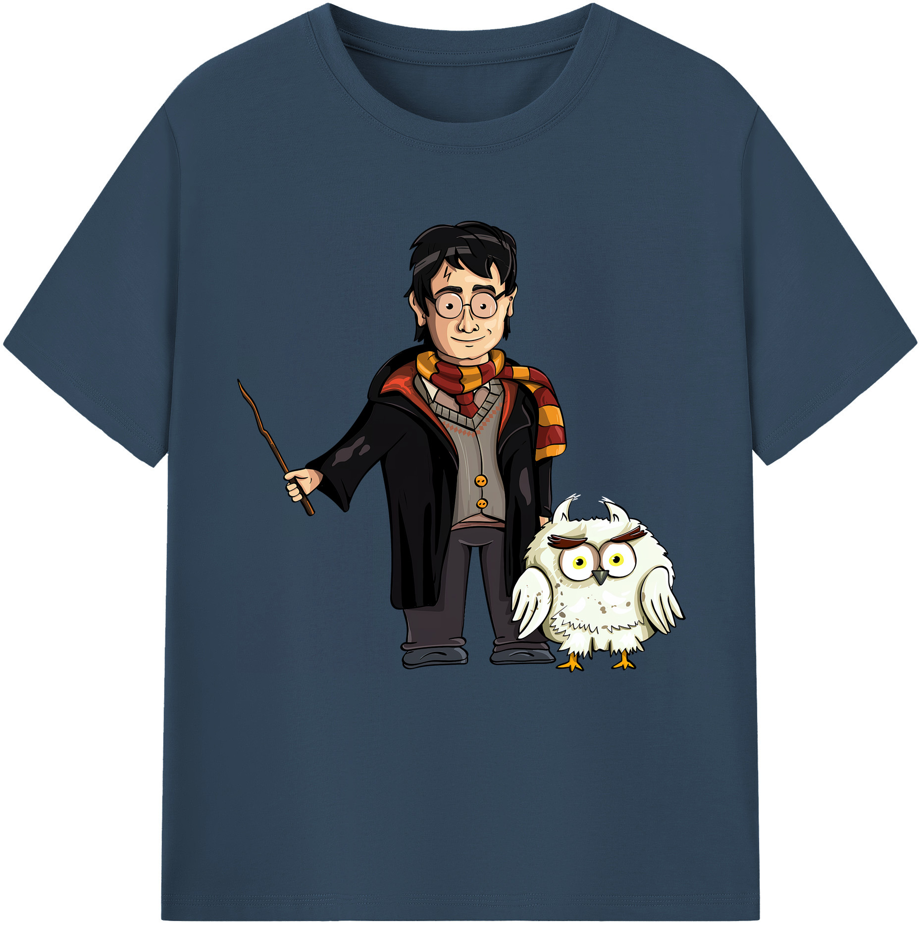 （画像用） Harry Potter ハリー・ポッターシリーズ 綿100％半袖Tシャツ（フロントプリント）