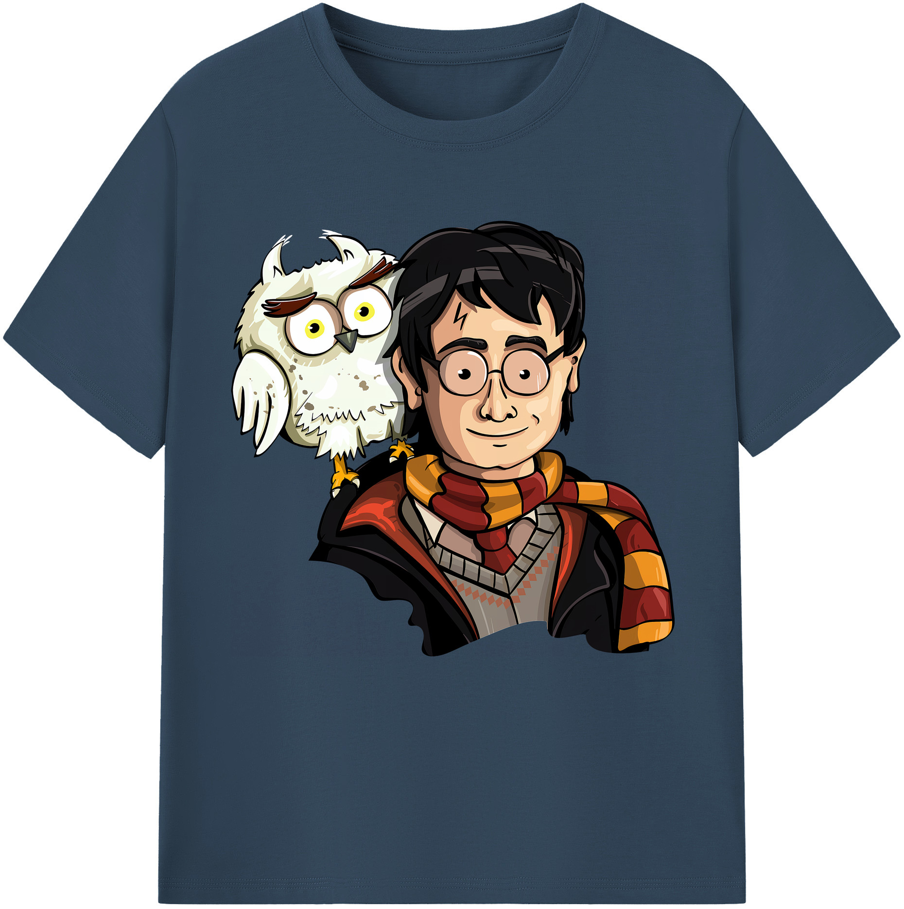 （画像用） Harry Potter ハリー・ポッターシリーズ 綿100％半袖Tシャツ（フロントプリント）