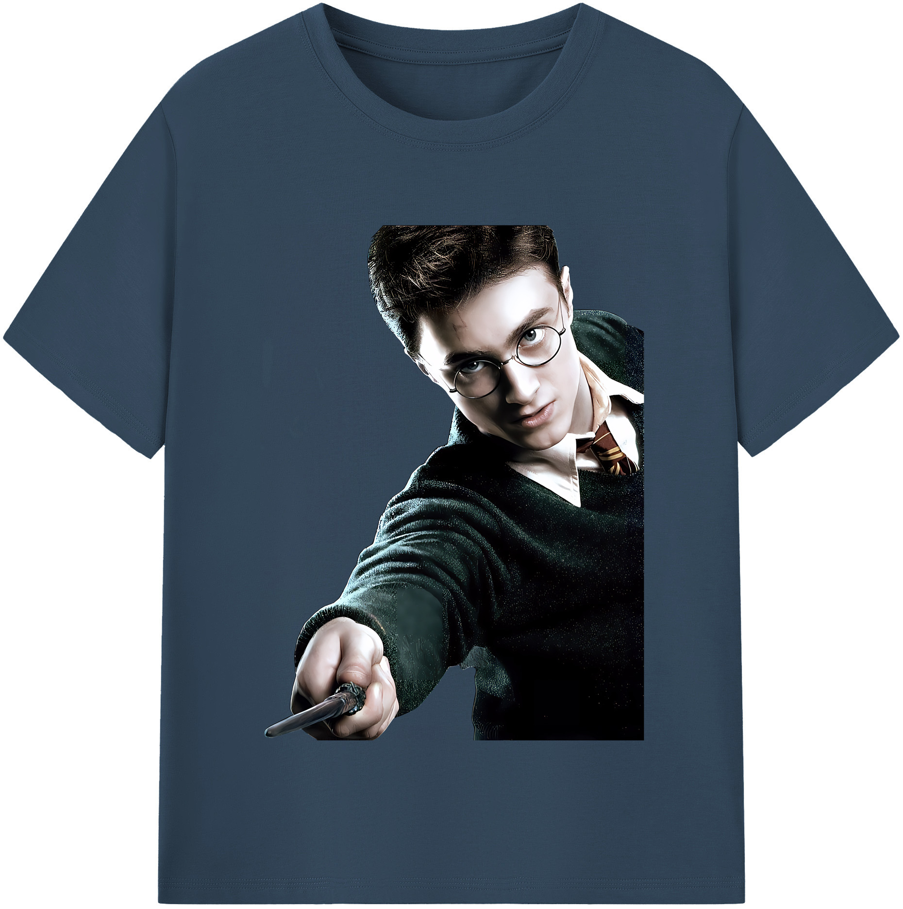 （画像用） Harry Potter ハリー・ポッターシリーズ 綿100％半袖Tシャツ（フロントプリント）