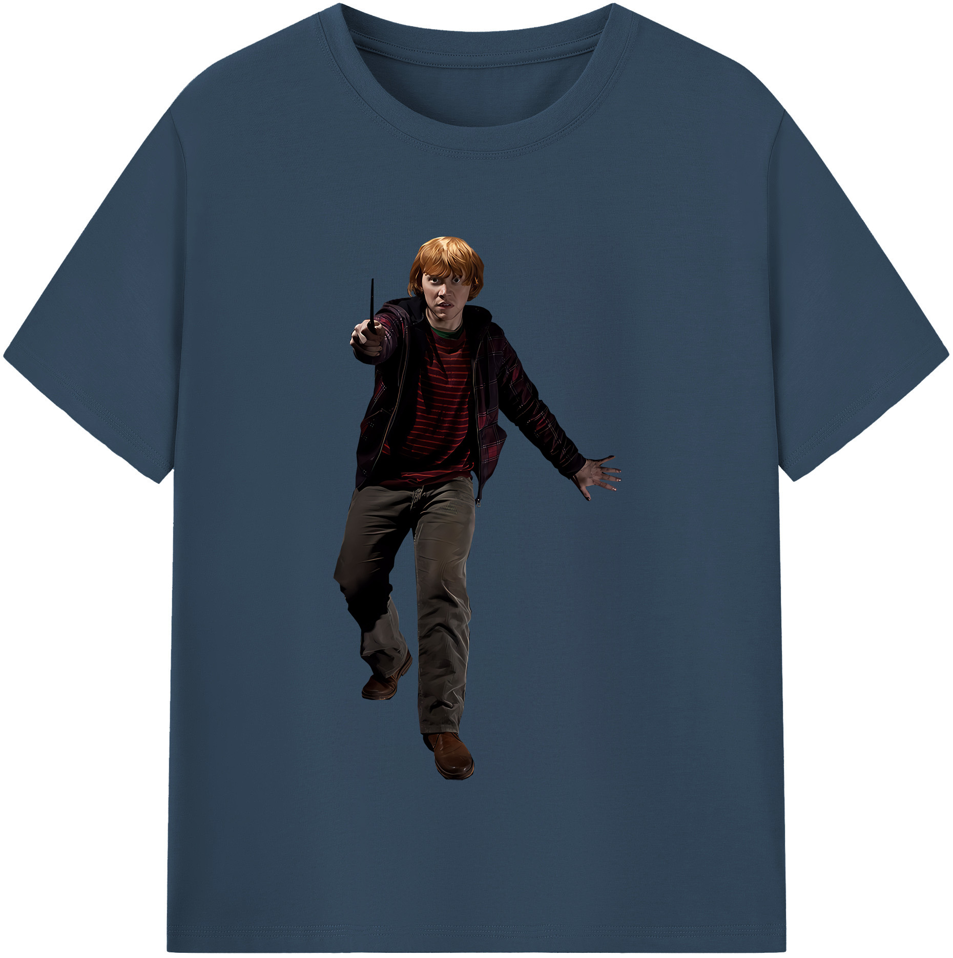 （画像用） Harry Potter ハリー・ポッターシリーズ 綿100％半袖Tシャツ（フロントプリント）