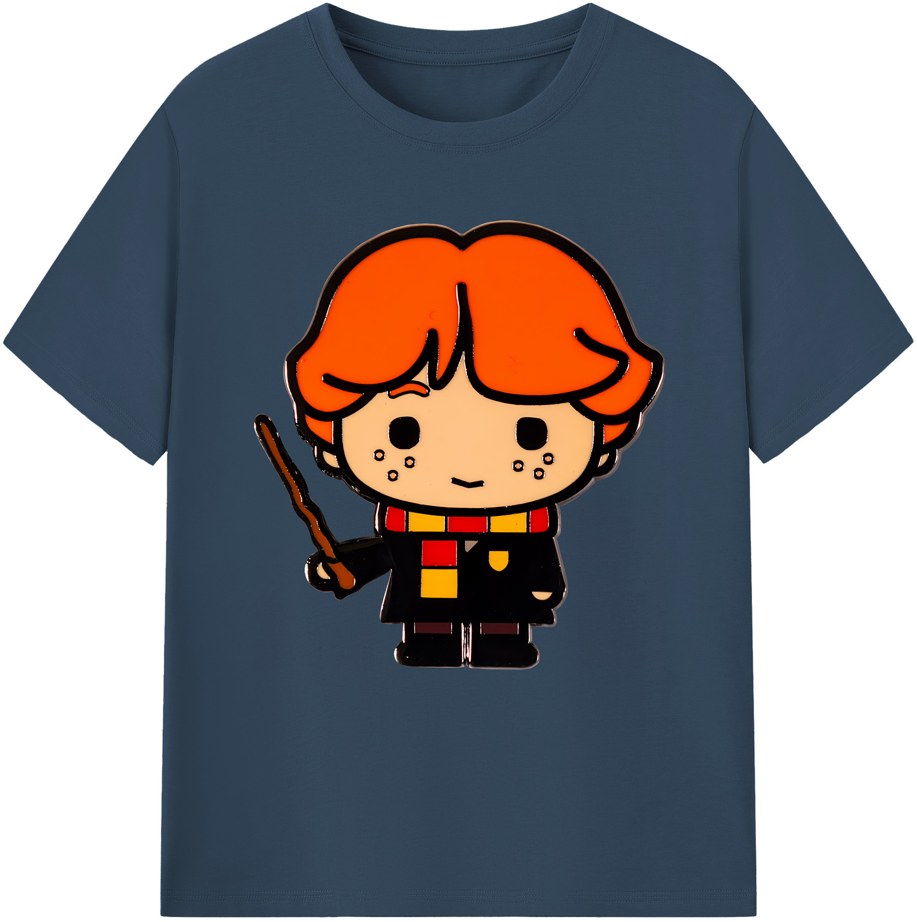 （画像用） Harry Potter ハリー・ポッターシリーズ 綿100％半袖Tシャツ（フロントプリント）