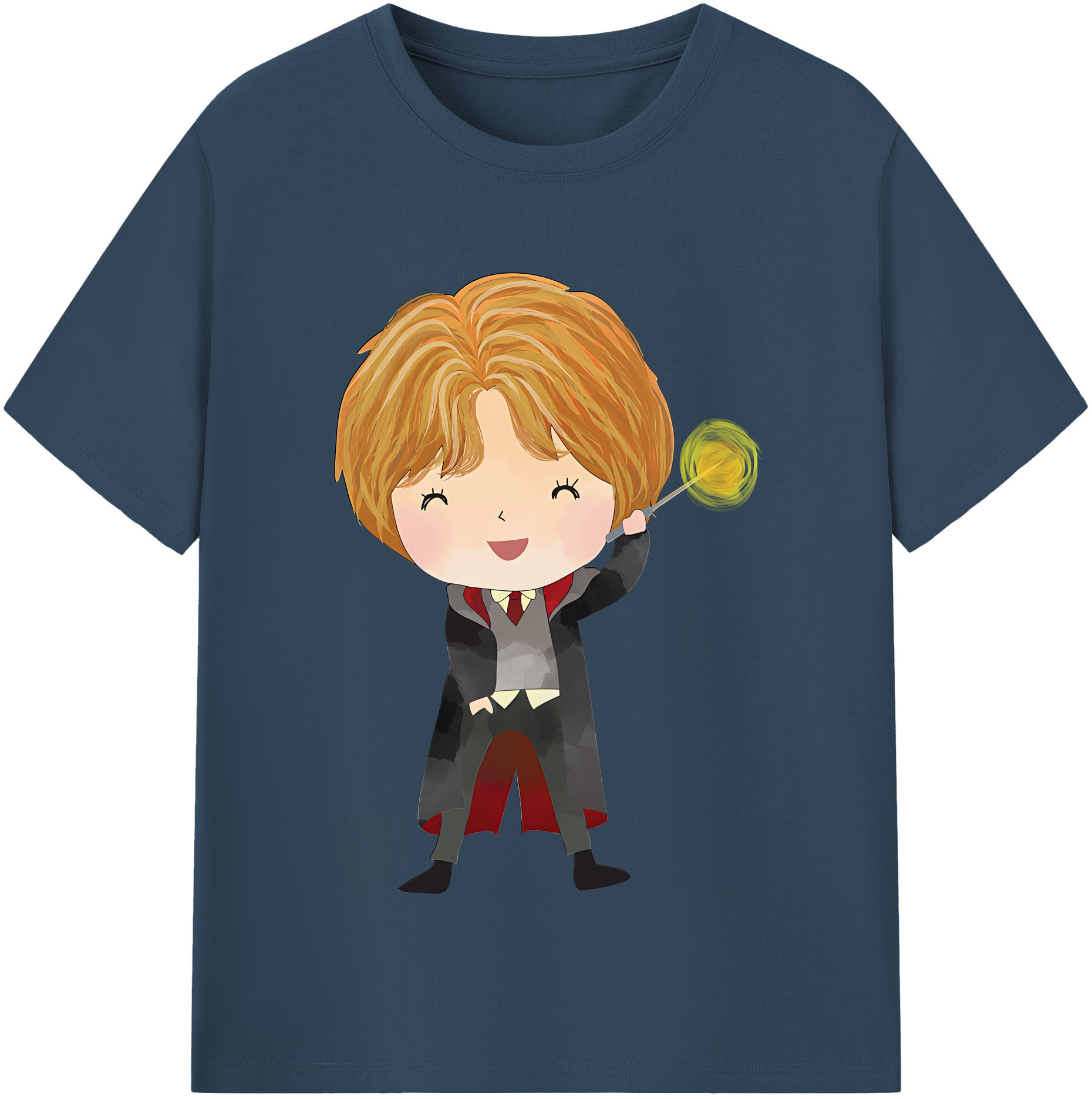 （画像用） Harry Potter ハリー・ポッターシリーズ 綿100％半袖Tシャツ（フロントプリント）