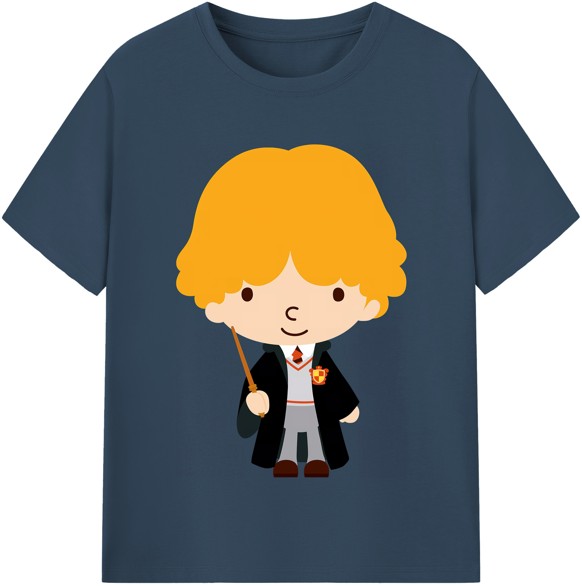（画像用） Harry Potter ハリー・ポッターシリーズ 綿100％半袖Tシャツ（フロントプリント）
