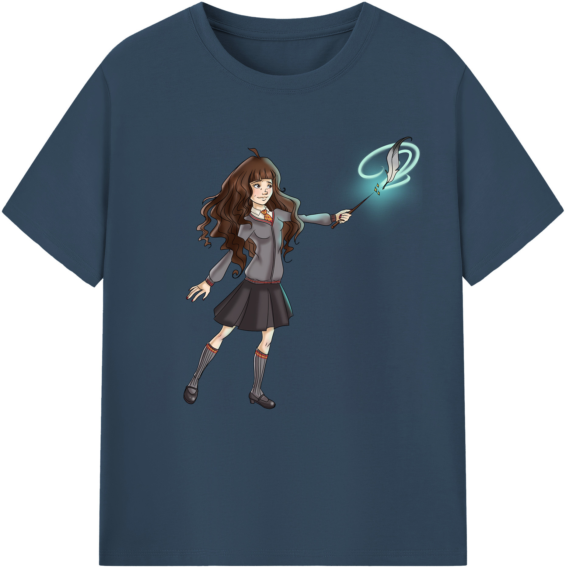 （画像用） Harry Potter ハリー・ポッターシリーズ 綿100％半袖Tシャツ（フロントプリント）