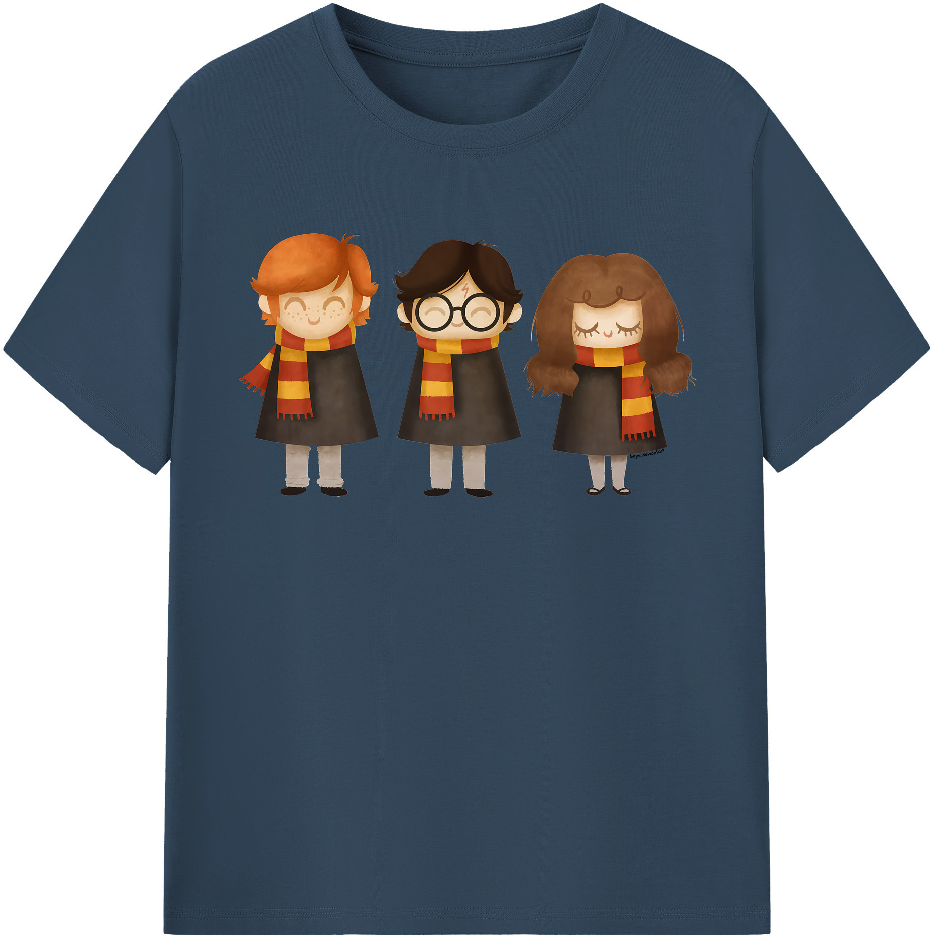 （画像用） Harry Potter ハリー・ポッターシリーズ 綿100％半袖Tシャツ（フロントプリント）