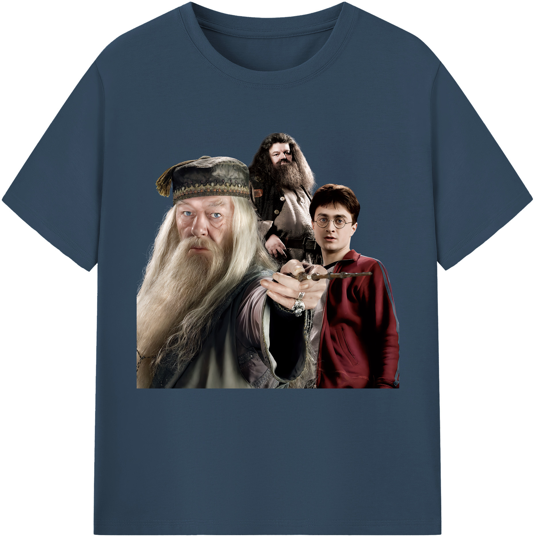 （画像用） Harry Potter ハリー・ポッターシリーズ 綿100％半袖Tシャツ（フロントプリント）