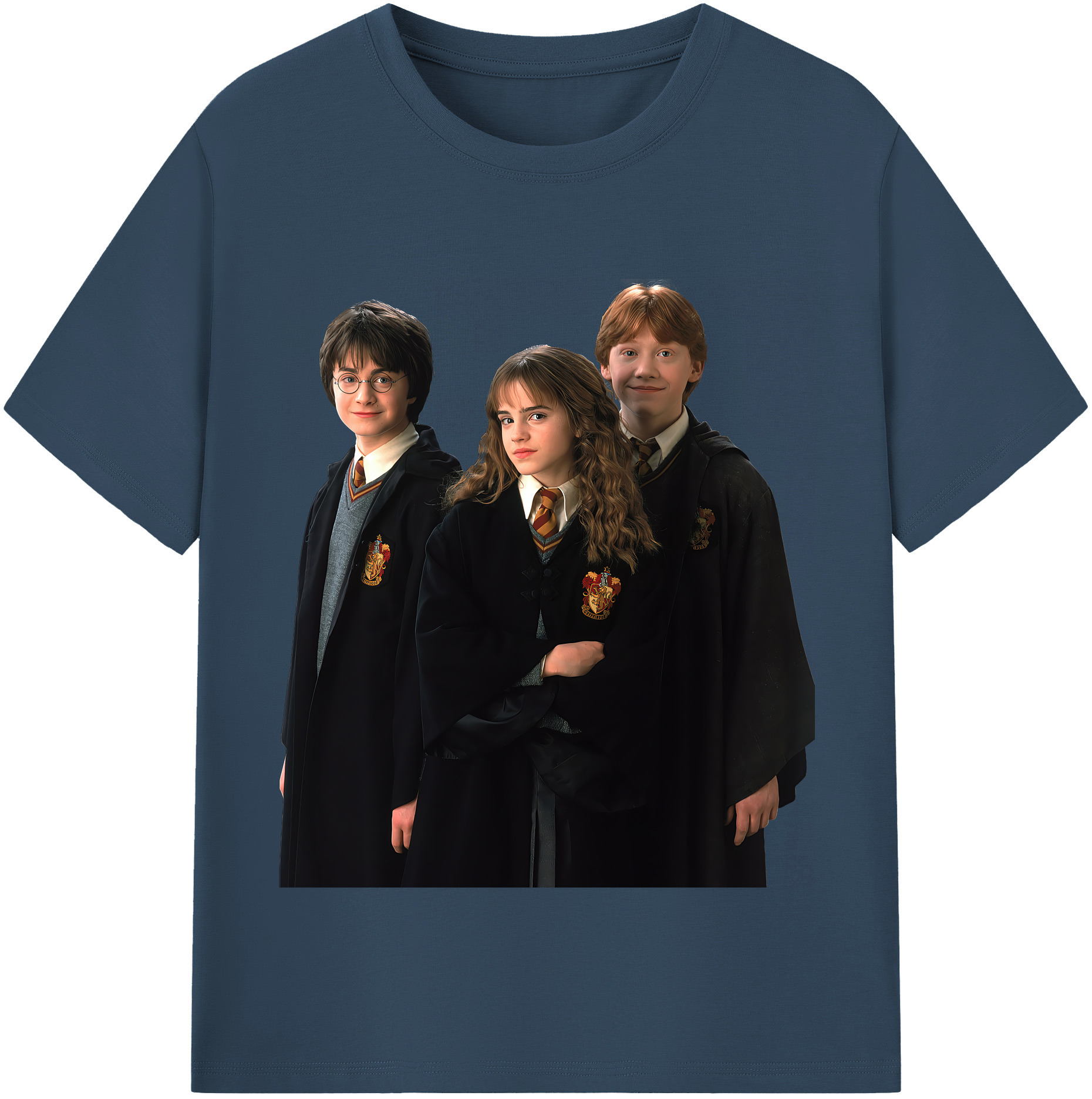 （画像用） Harry Potter ハリー・ポッターシリーズ 綿100％半袖Tシャツ（フロントプリント）