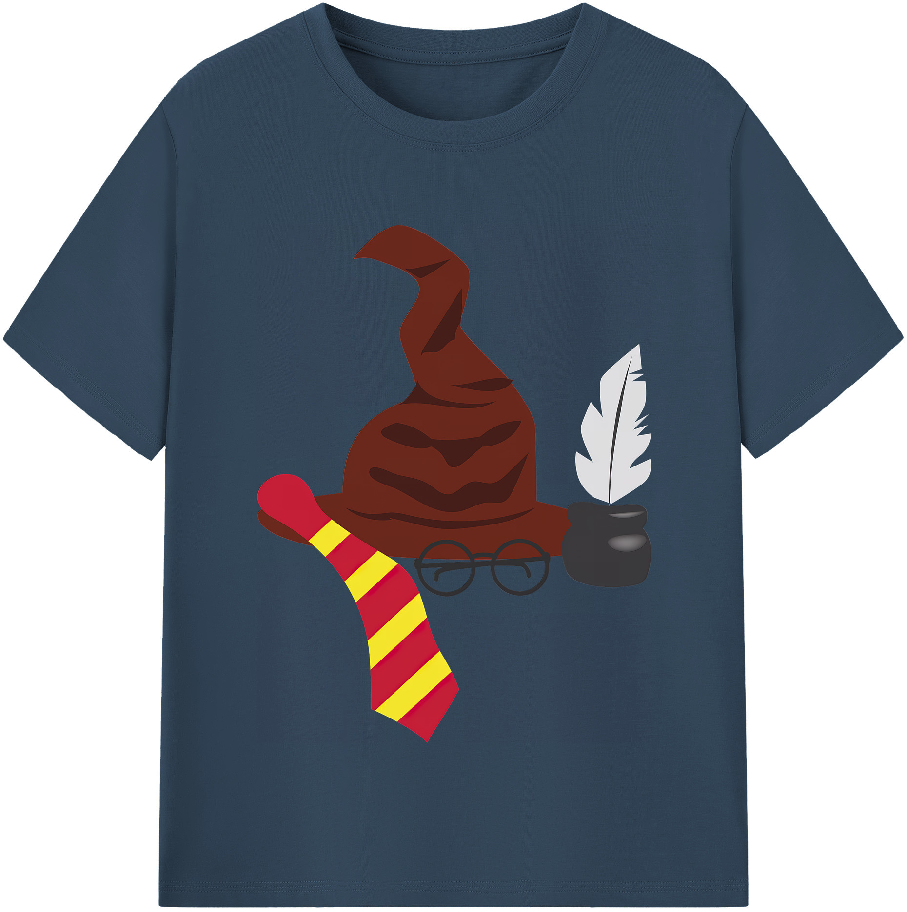 （画像用） Harry Potter ハリー・ポッターシリーズ 綿100％半袖Tシャツ（フロントプリント）