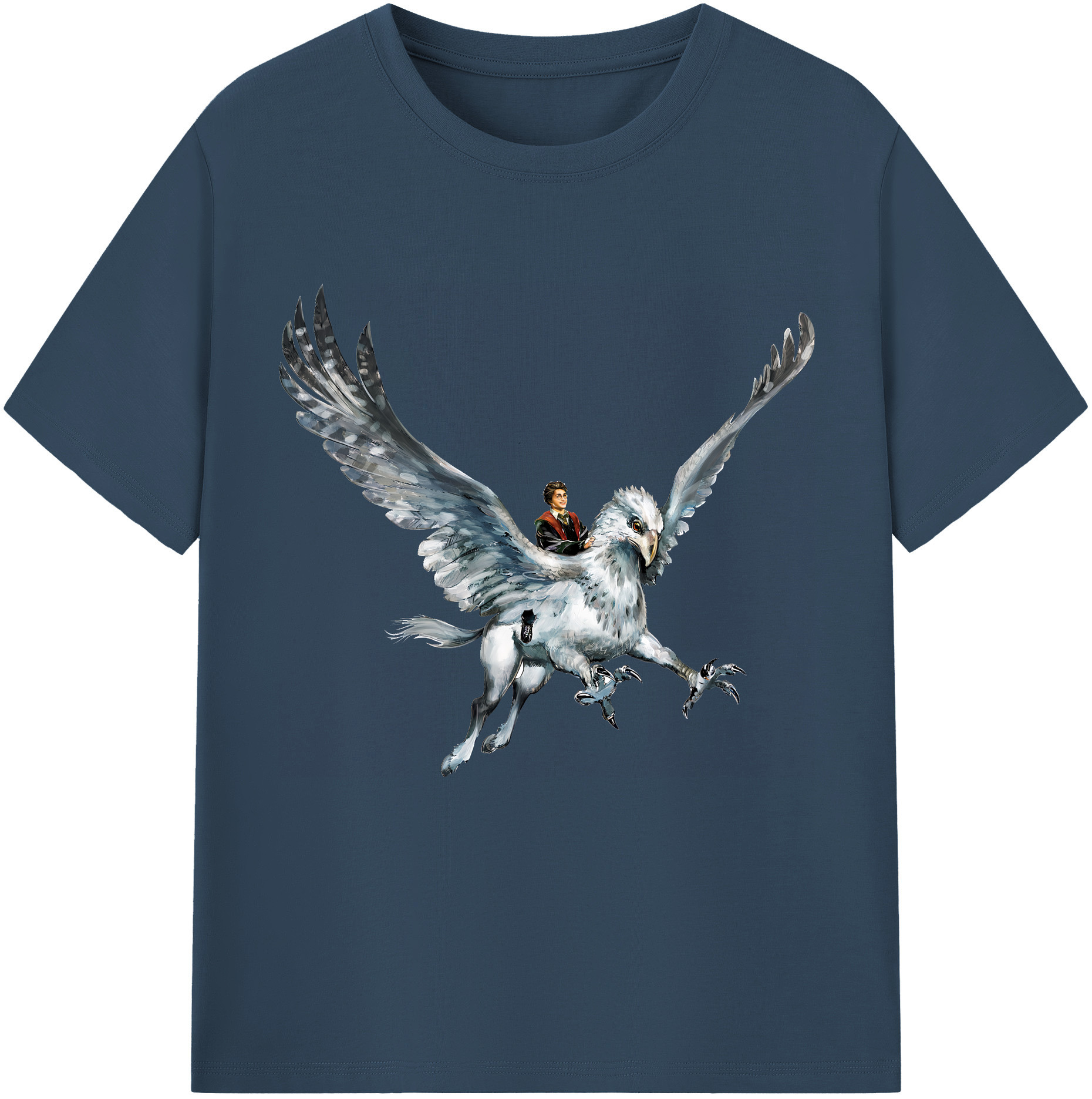 （画像用） Harry Potter ハリー・ポッターシリーズ 綿100％半袖Tシャツ（フロントプリント）
