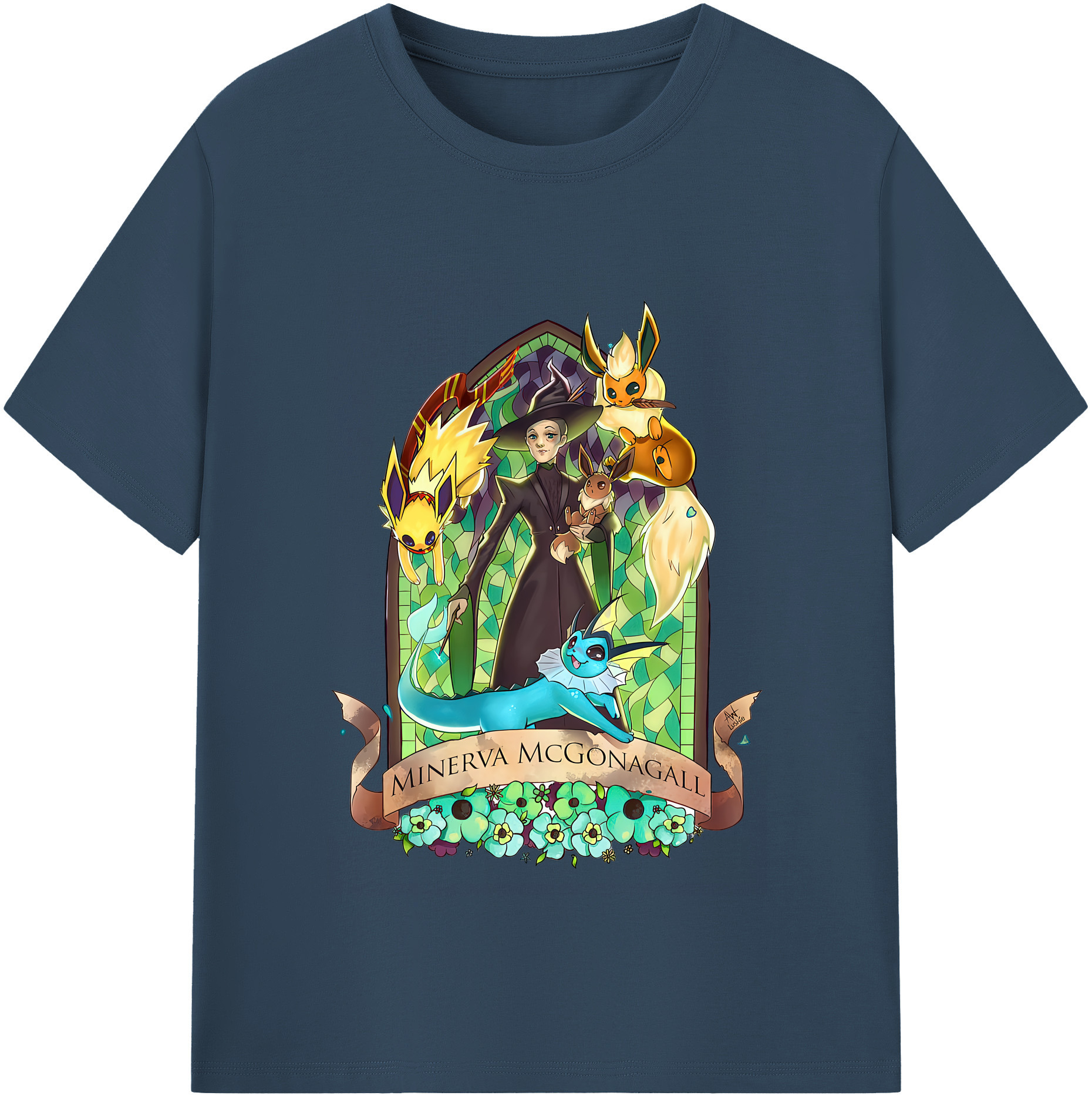 （画像用） Harry Potter ハリー・ポッターシリーズ 綿100％半袖Tシャツ（フロントプリント）