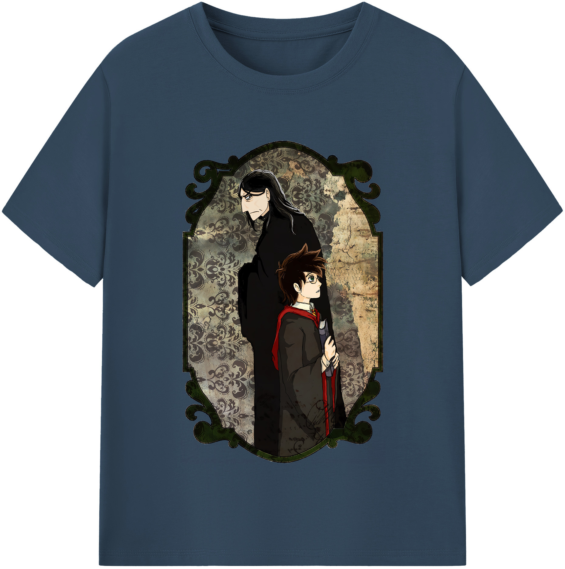 （画像用） Harry Potter ハリー・ポッターシリーズ 綿100％半袖Tシャツ（フロントプリント）