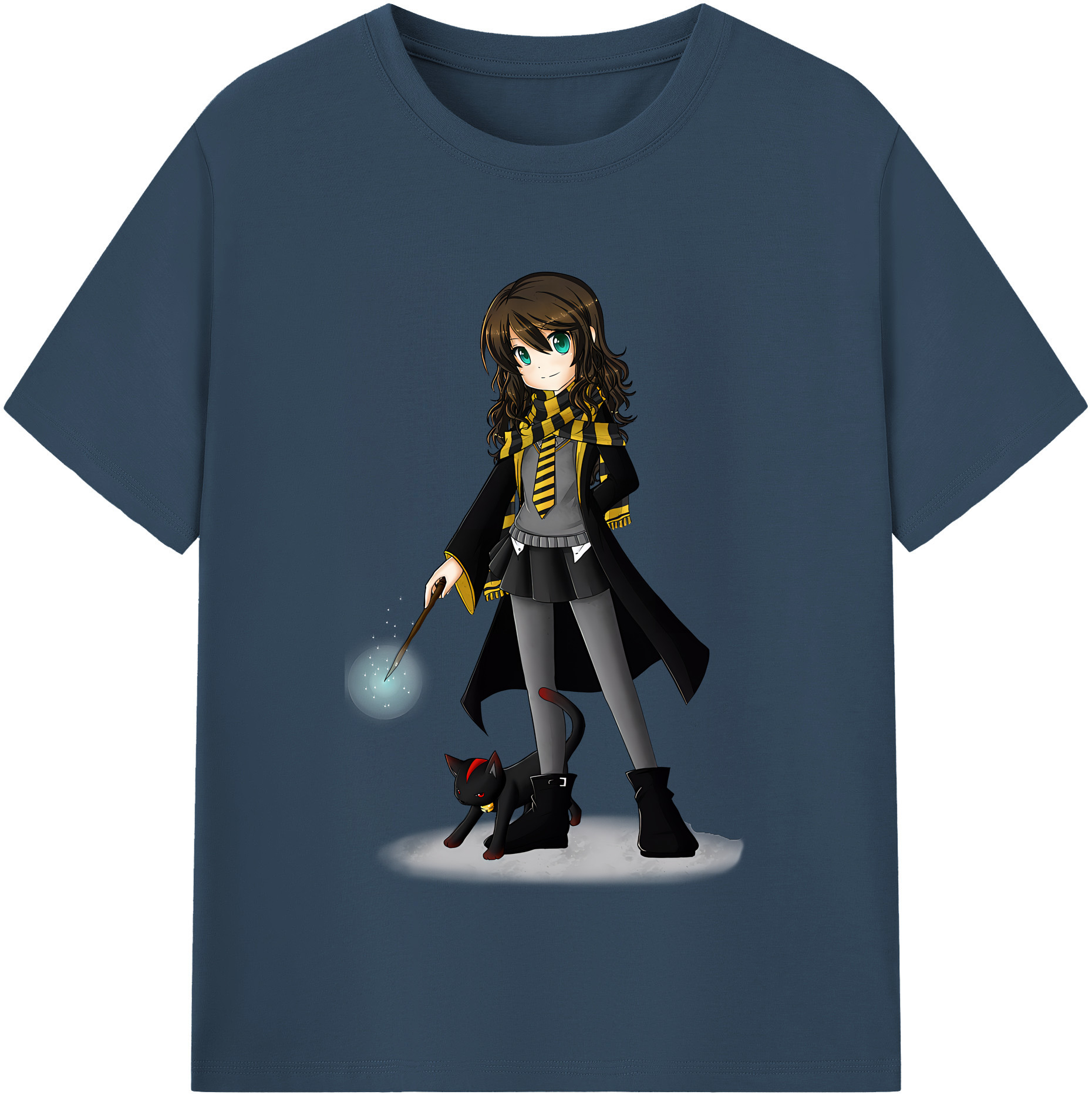 （画像用） Harry Potter ハリー・ポッターシリーズ 綿100％半袖Tシャツ（フロントプリント）