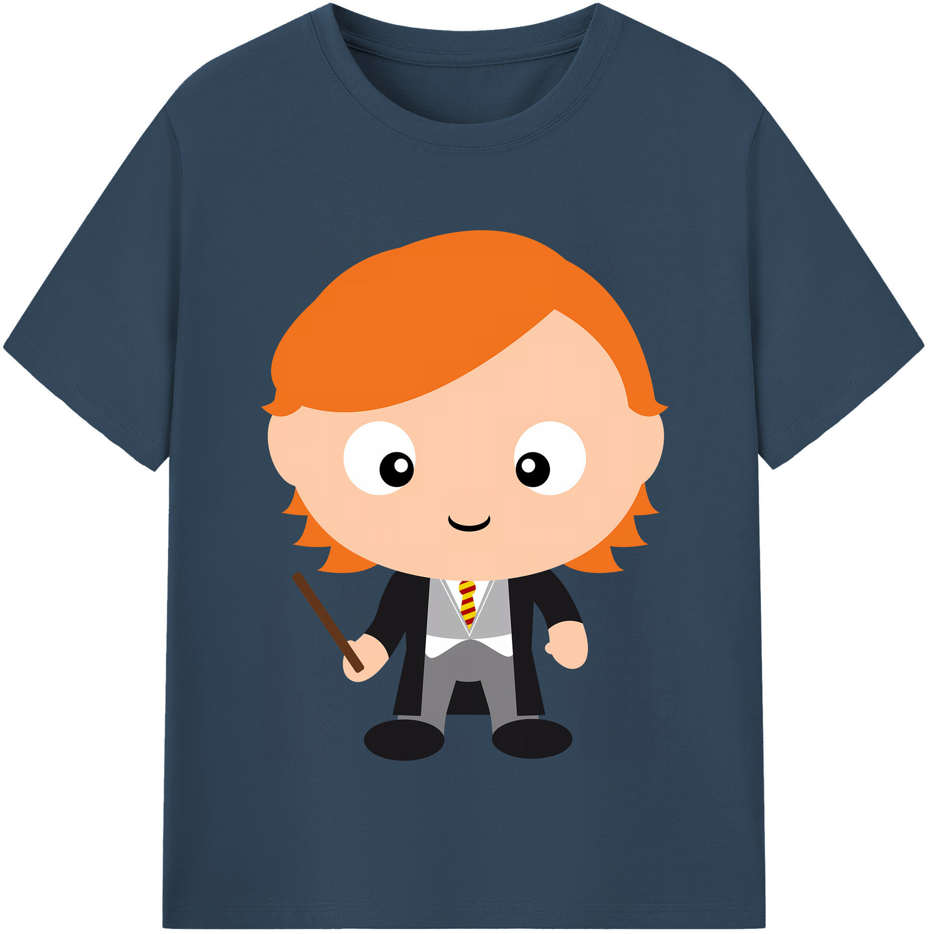 （画像用） Harry Potter ハリー・ポッターシリーズ 綿100％半袖Tシャツ（フロントプリント）