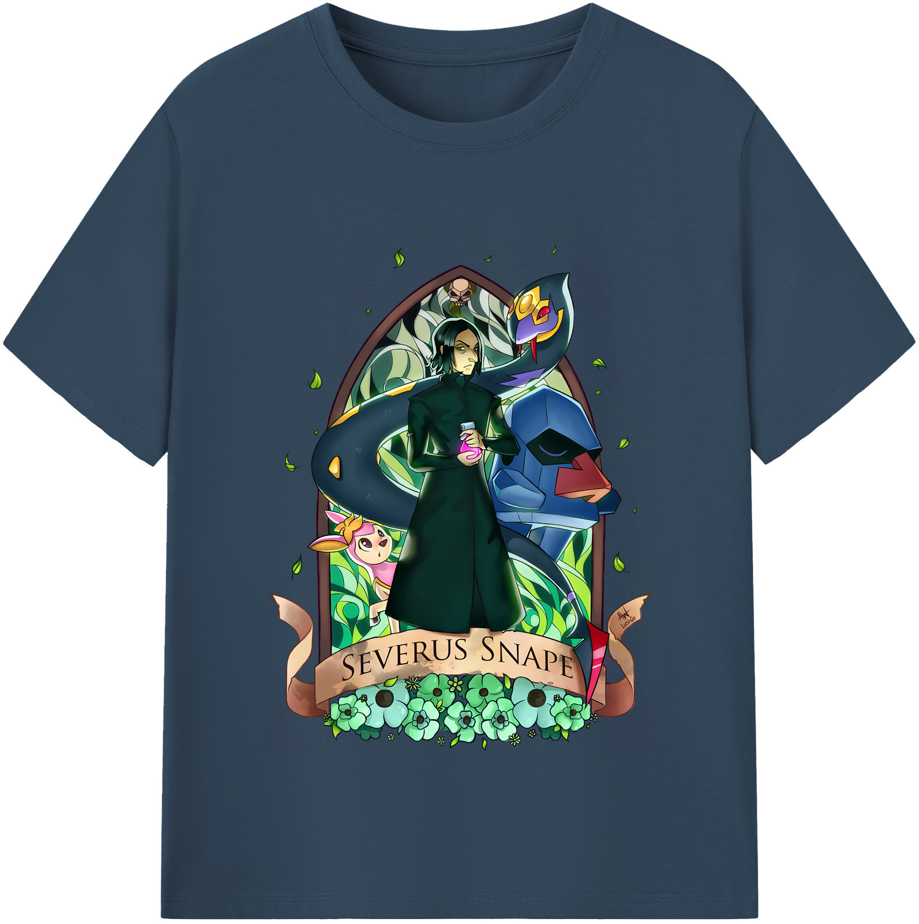 （画像用） Harry Potter ハリー・ポッターシリーズ 綿100％半袖Tシャツ（フロントプリント）